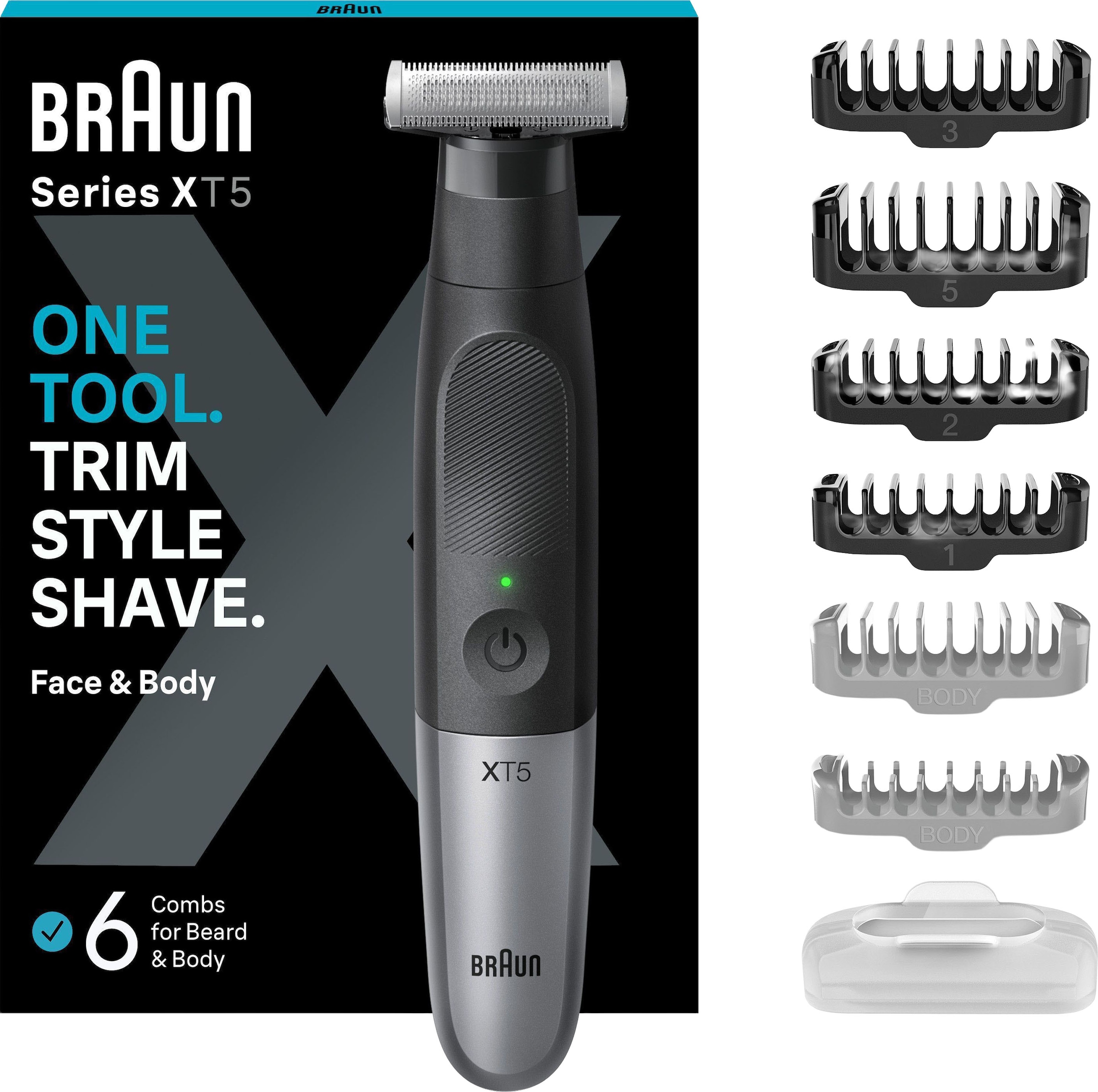 Image of Braun Haarschneider "Series X XT5200" wasserdicht, 4D-Flex-Klinge