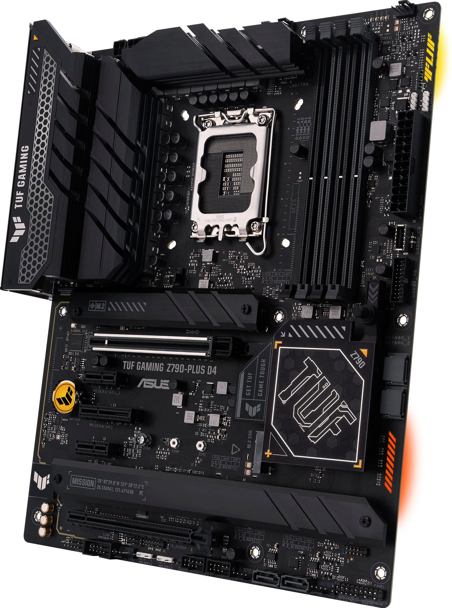 Asus Mainboard »TUF GAMING Z790-PLUS D4«, ATX, PCIe 5.0, DDR4 Speicher, 4x M.2, HDMI, DisplayPort