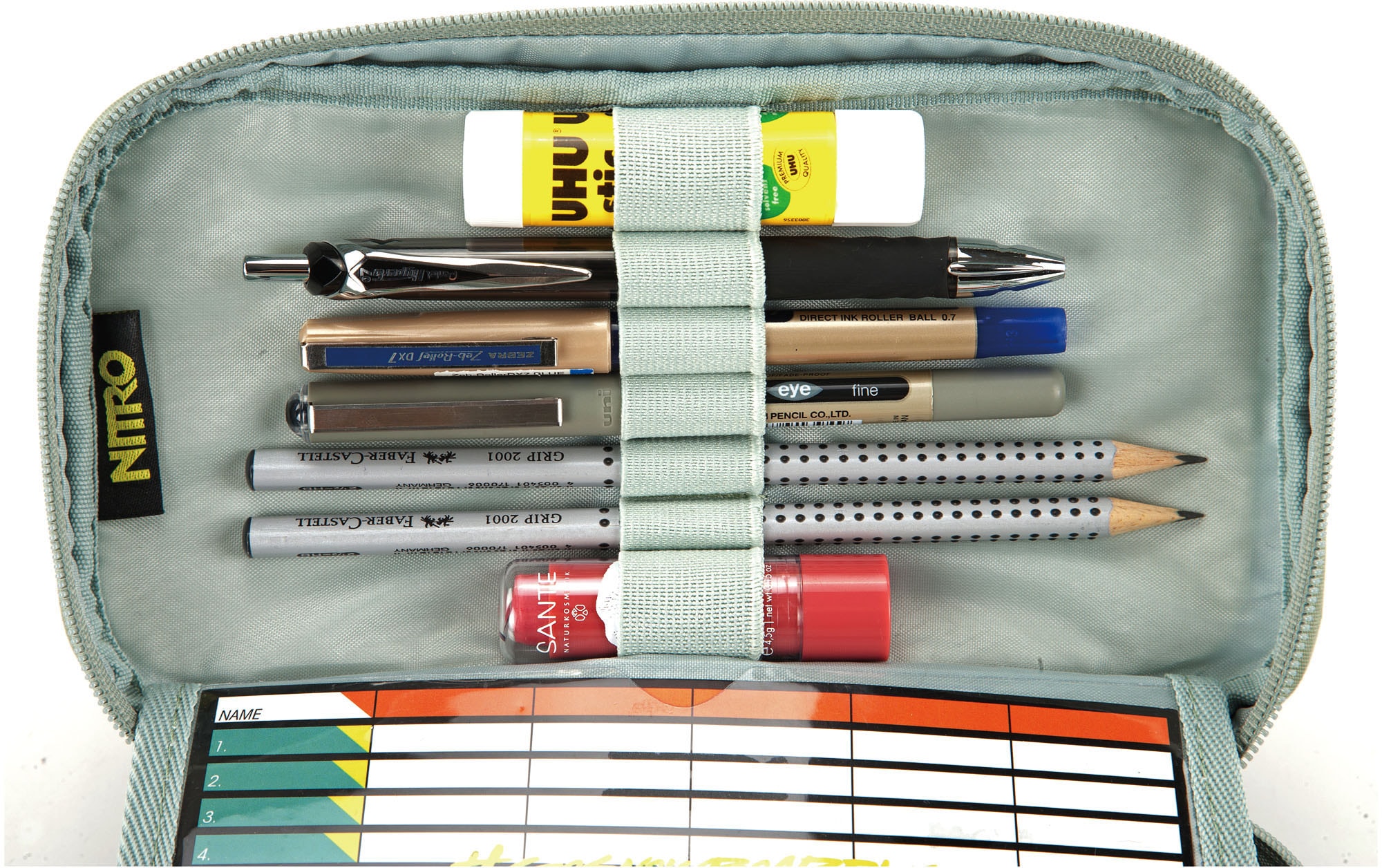 NITRO Federtasche »Pencil Case XL«, Federmäppchen, Schlampermäppchen, Faulenzer Box, Stifte Etui