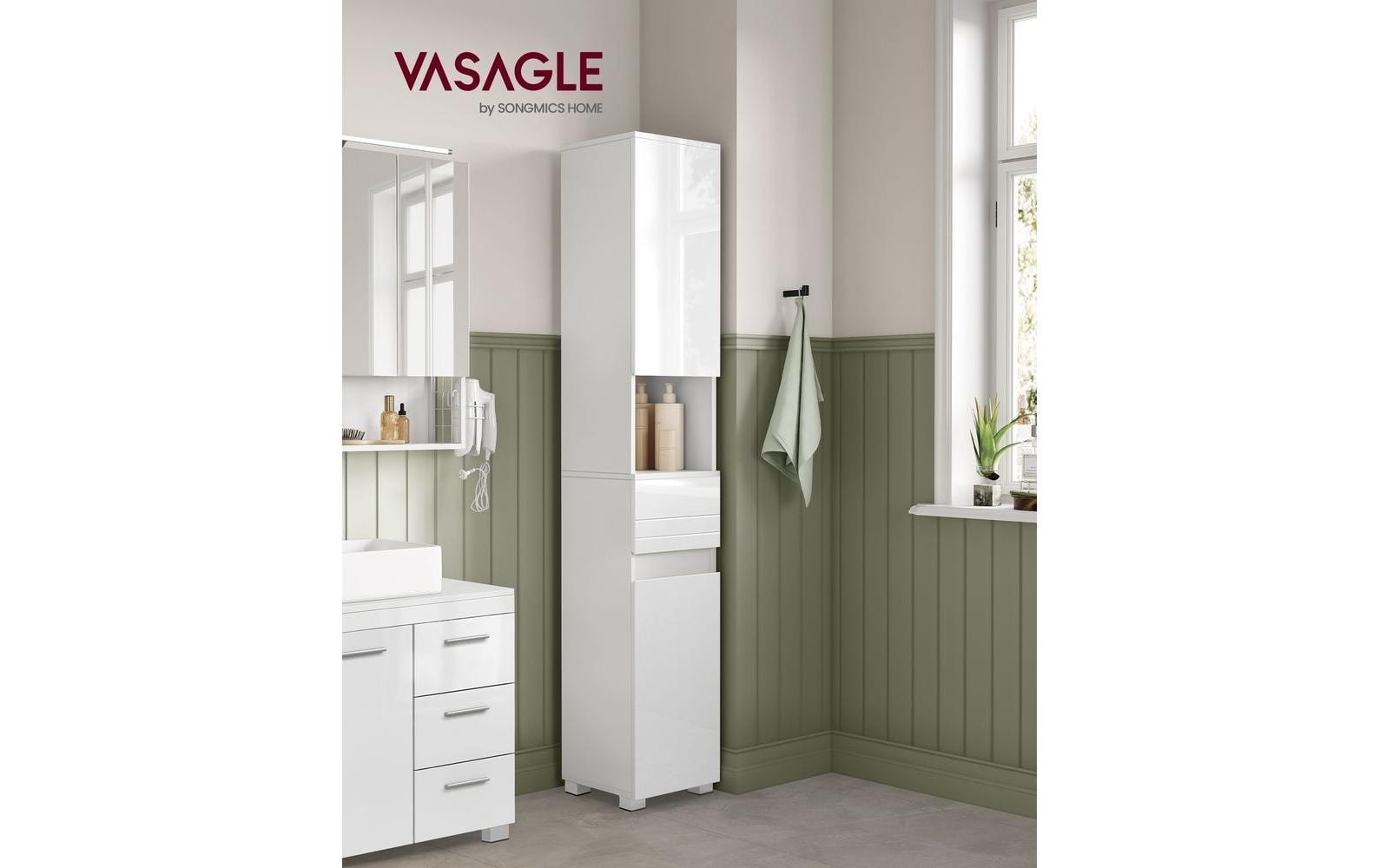 VASAGLE Badregal »30 x 170 cm«