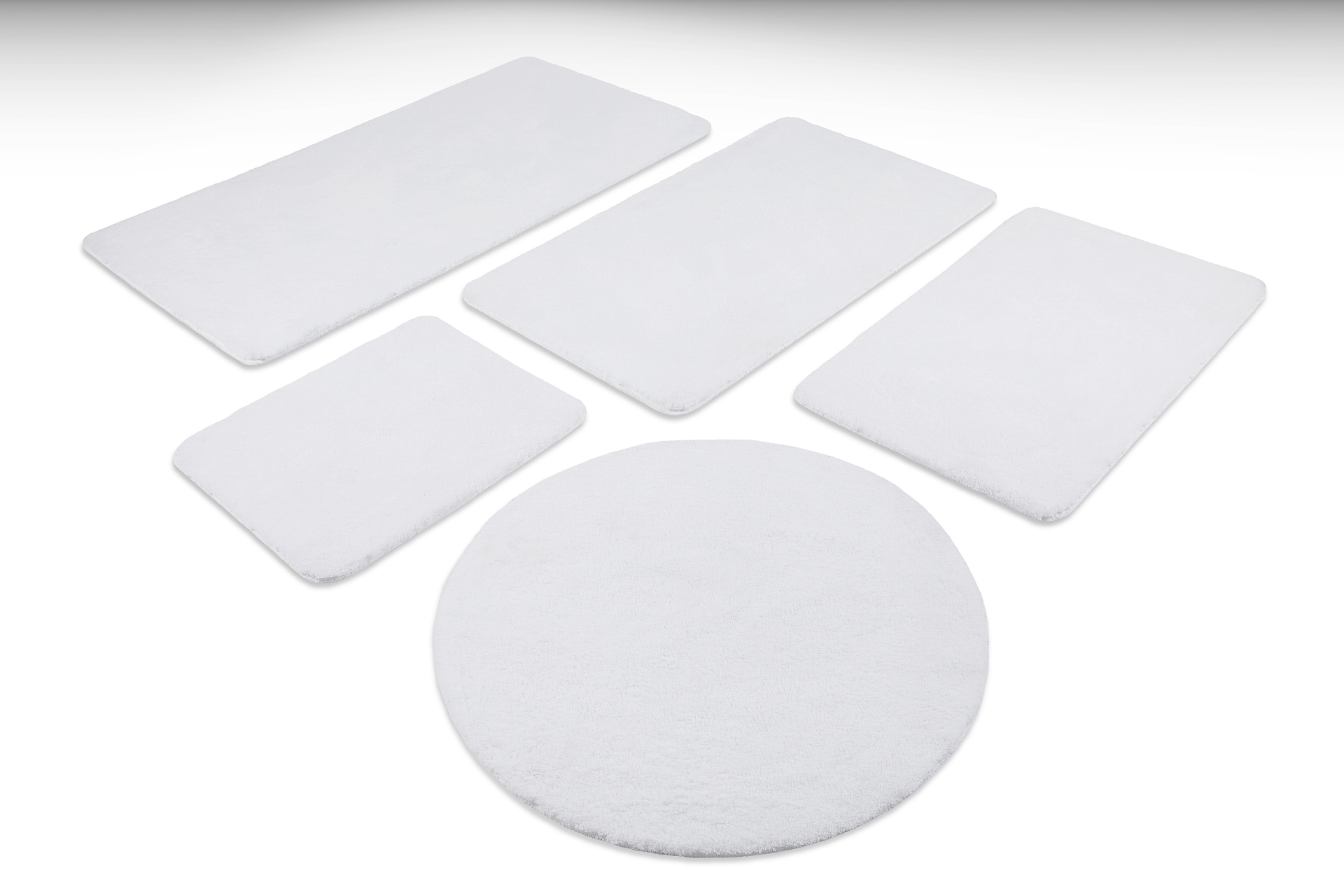 Image of Wecon home Basics Badematte "Joris" Höhe 20 mm rutschhemmend beschichtet strapazierfähig waschbar, viele Grössen, Badezimmerteppich, uni
