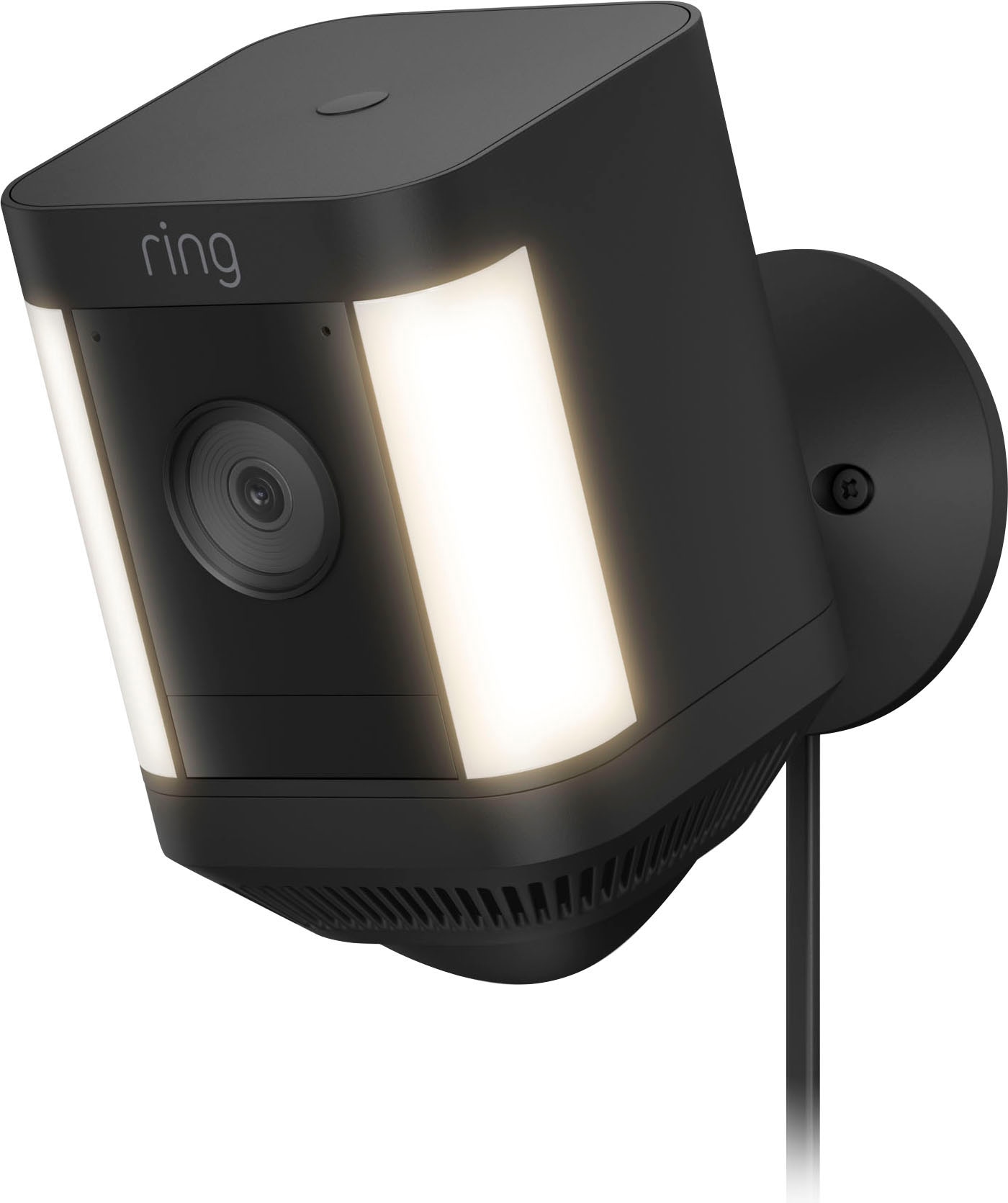 Ring Überwachungskamera »Ring Spotlight Cam Plus, Plug-in - Black - EU«, Aussenbereich