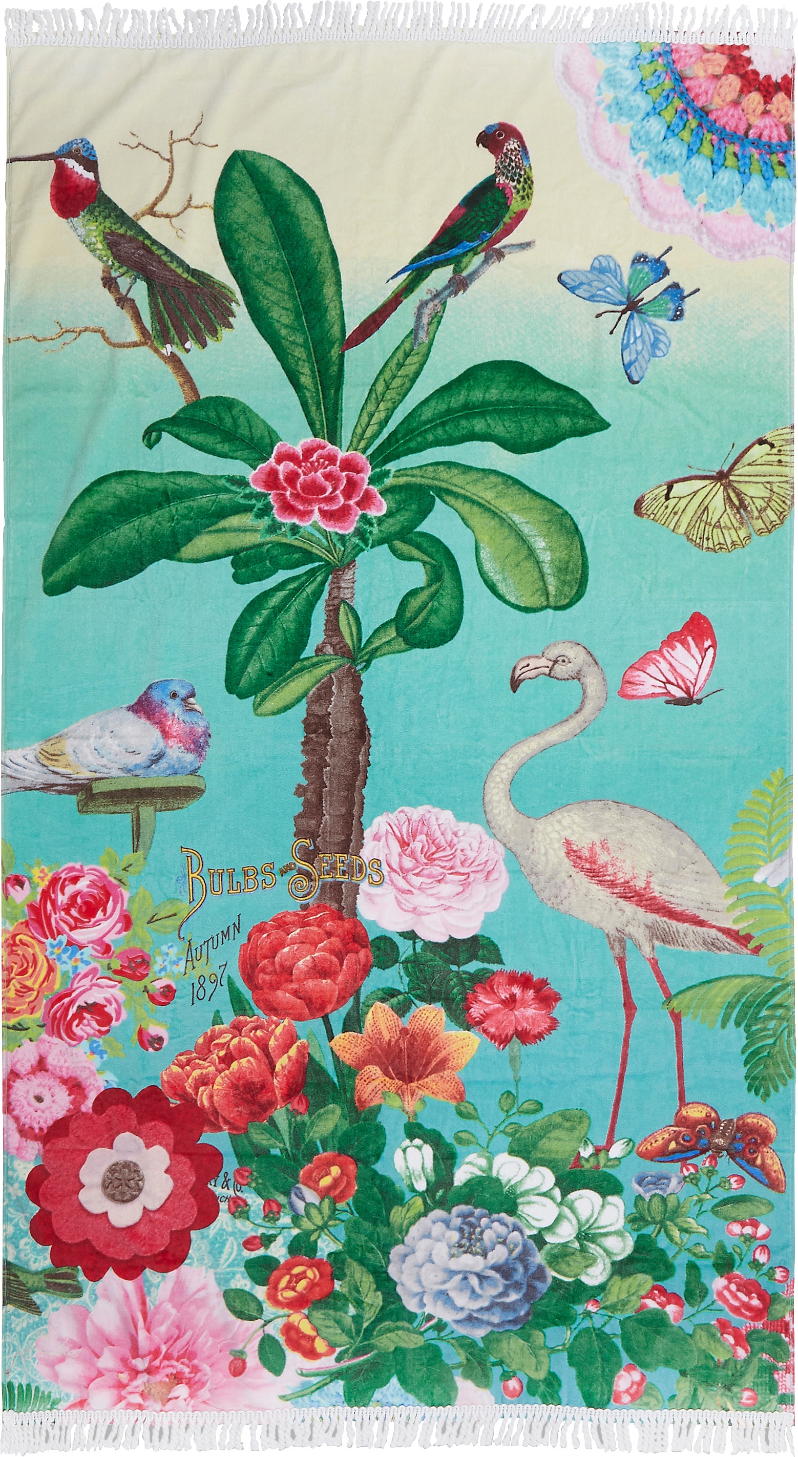 Image of Happiness Strandtuch »Botanica«, (1 St.), mit Fransen bei Ackermann Versand Schweiz