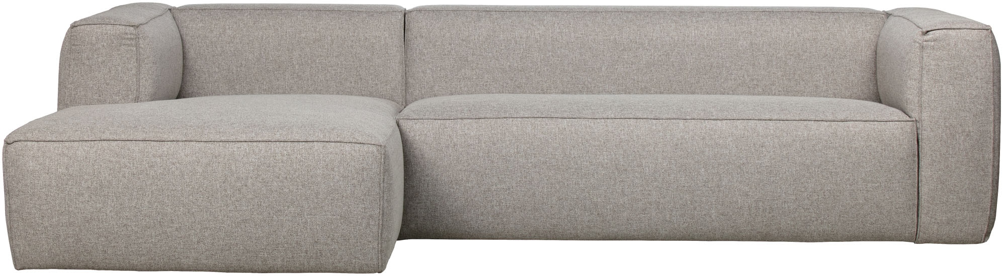 WOOOD Canapé d'angle »Bean Mischgewebe wasserabweisend mit Kissen H 73 x B 305 x T 175/96 cm« gauche, capacité de charge 100 kg par siège, bonne résistance à l'usure