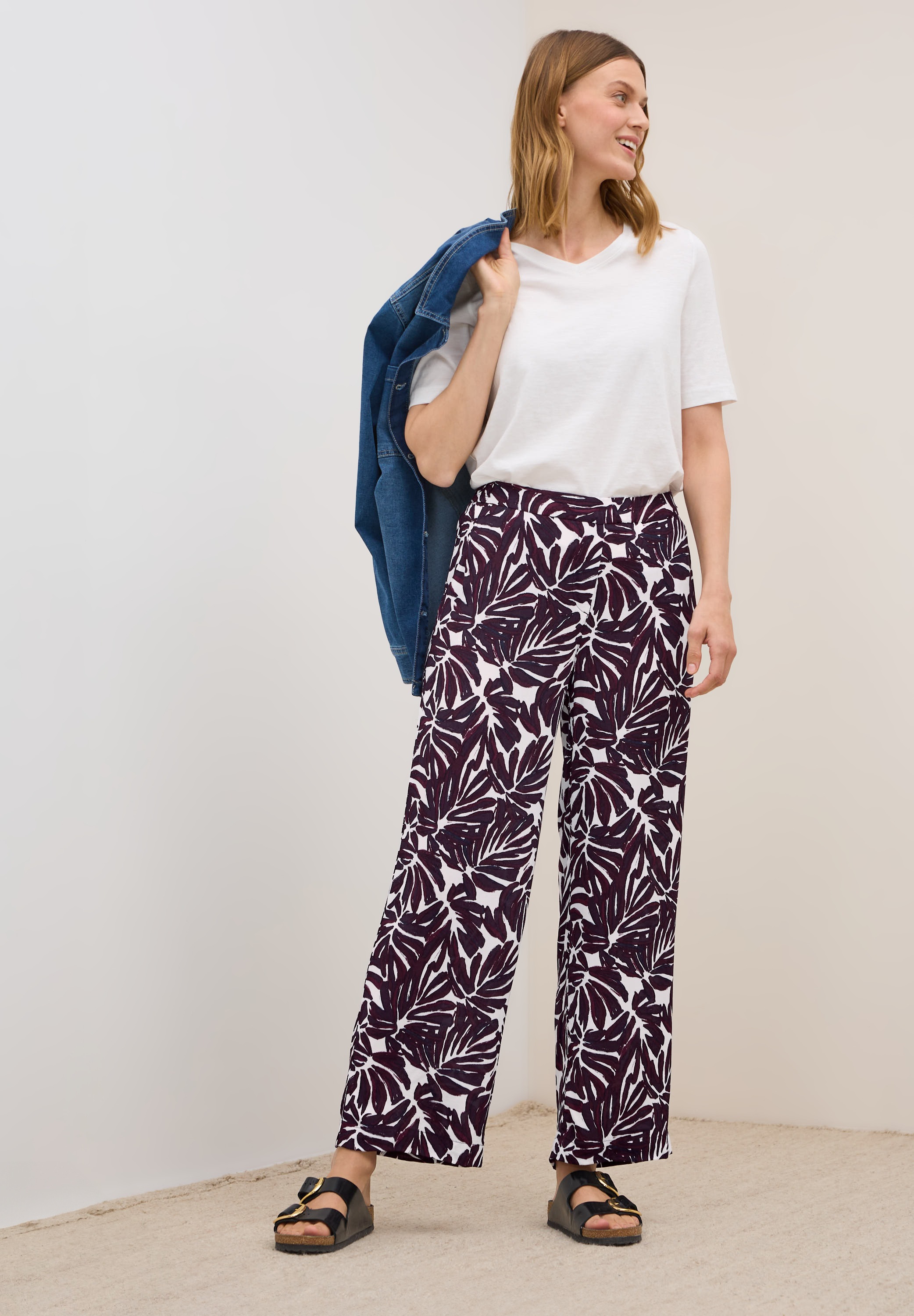 Cecil Stoffhose »Style NEELE«, mit grafischem Muster