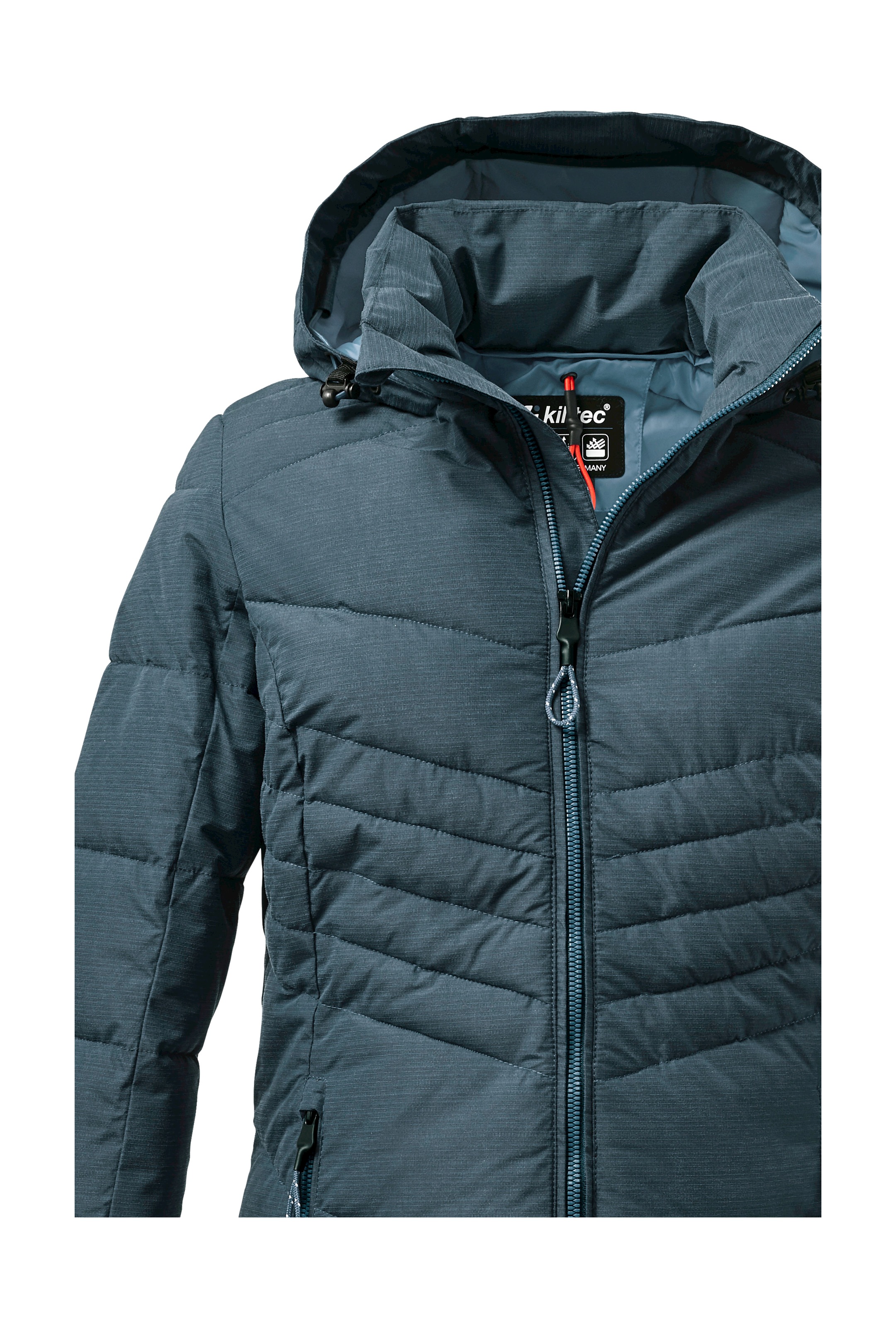 Killtec Steppmantel »KOW 150 WMN QLTD PRK«, Wasserabweisender Parka mit 2-Wege-Reissverschluss und Kapuze