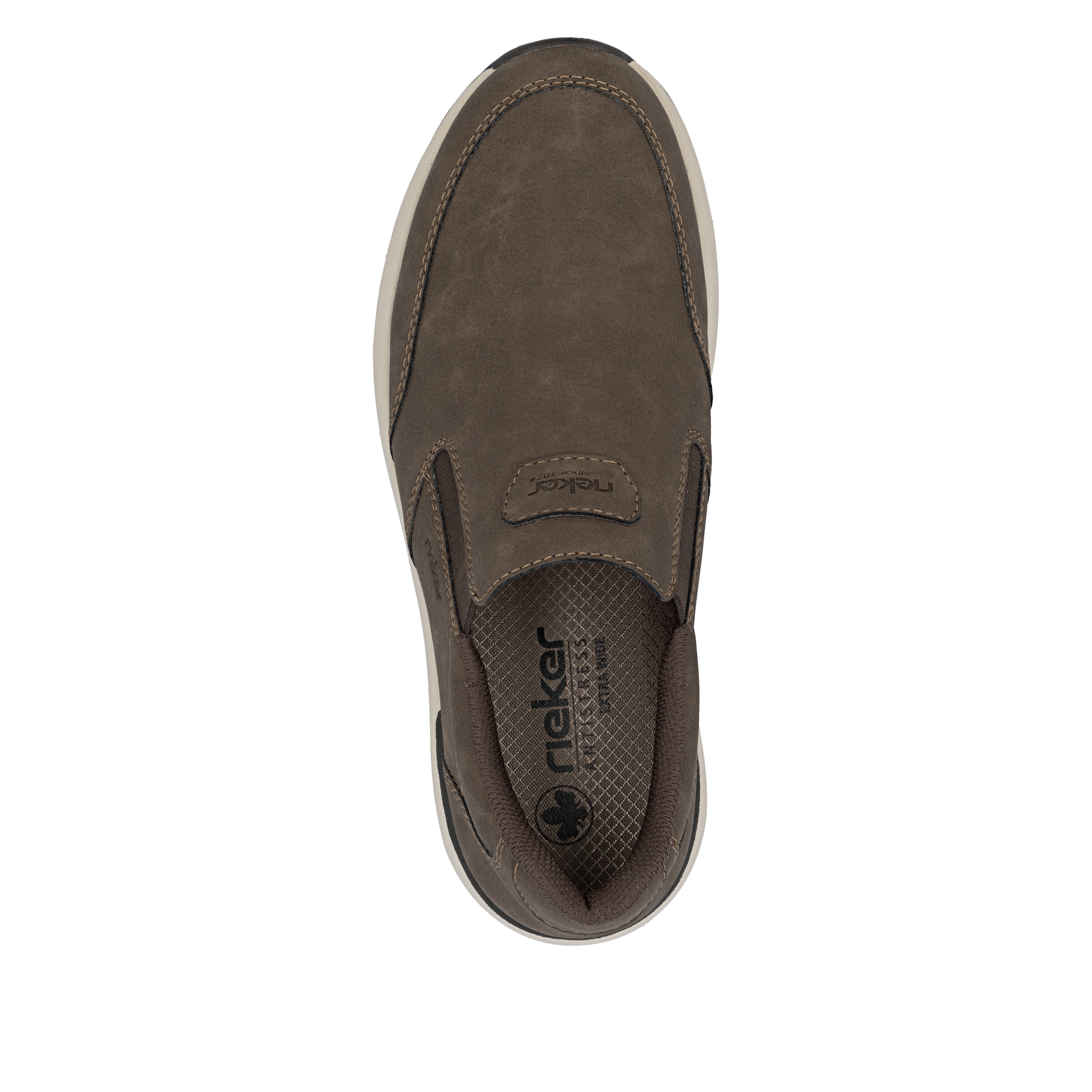 Rieker Slipper  Schlupfschuh, Halbschuh, Slip-on Sneaker mit Ziernähte