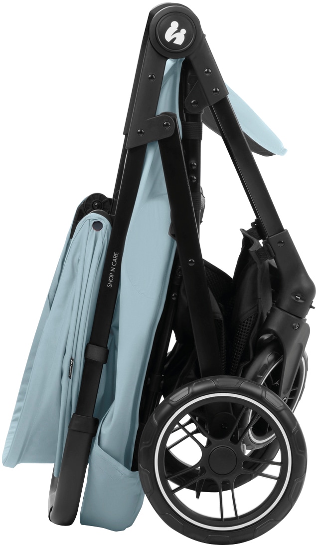 Hauck Kinder-Buggy »Shop N Care, Dusty Blue« 22 kg bis 22 kg belastbar; kompatibel mit Babyschale