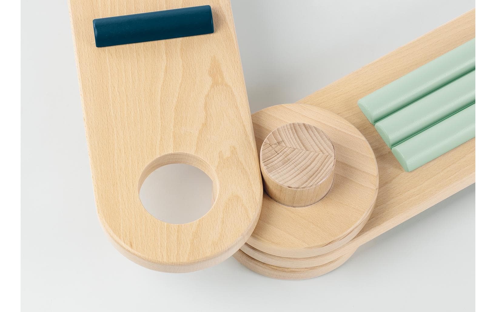 Lernspielzeug »Pinolino Balance Parcours «Kari» 9-teilig«, Holzart: Buche
