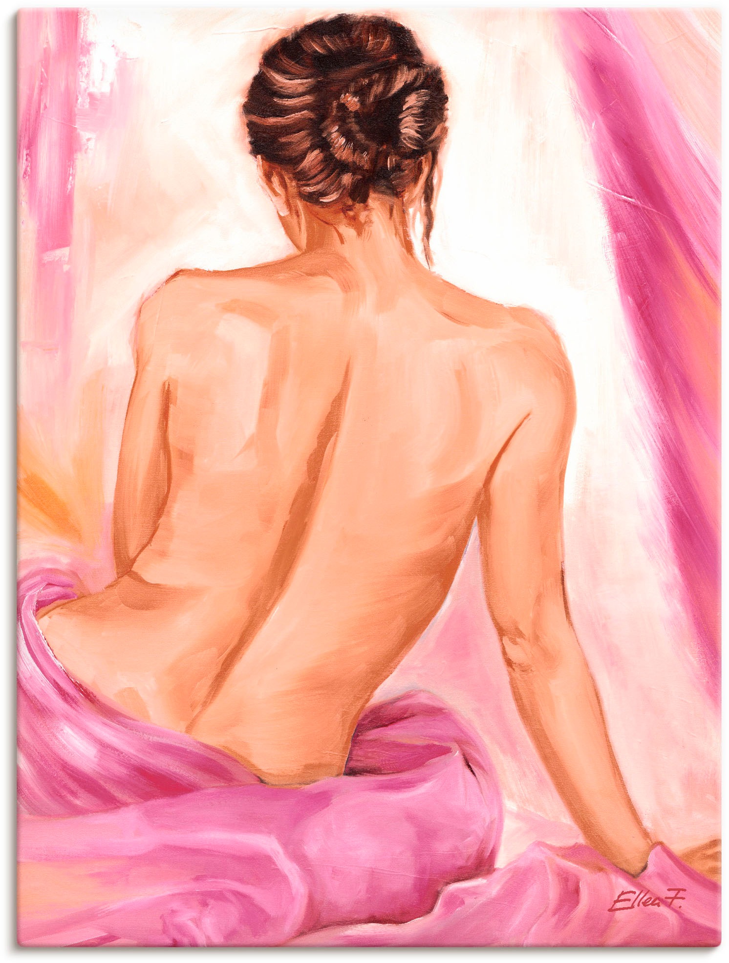 Image of Artland Wandbild »Akt II«, Erotische Bilder, (1 St.), in vielen Grössen & Produktarten - Alubild / Outdoorbild für den Aussenbereich, Leinwandbild, Poster, Wandaufkleber / Wandtattoo auch für Badezimmer geeignet bei Ackermann Versand Schweiz