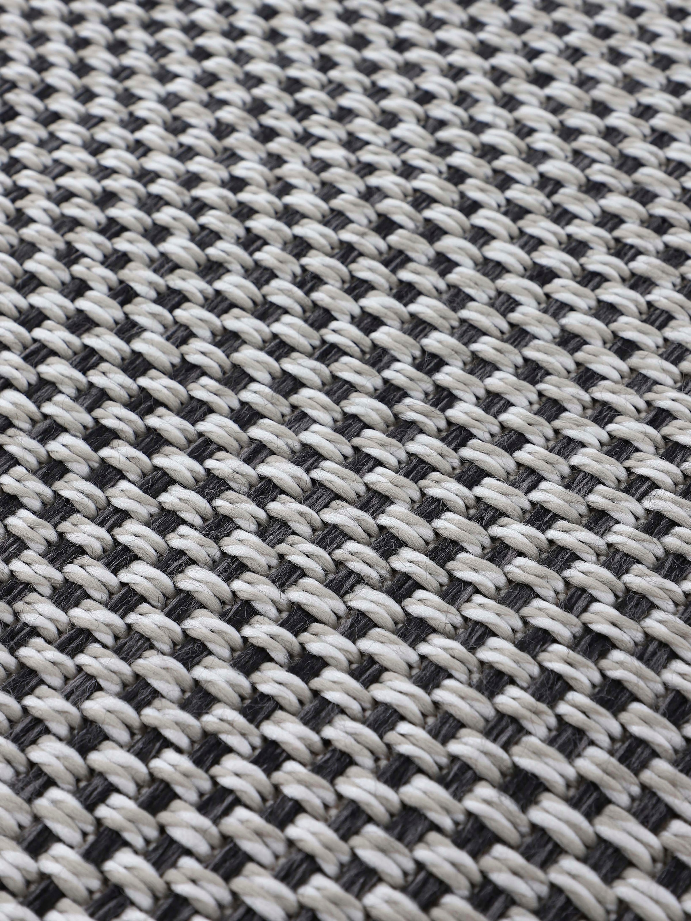 carpetfine Läufer »Boho 105«, rechteckig, 4 mm Höhe, robustes Flachgewebe, Sisal Optik, UV-beständig, Aussenbereich