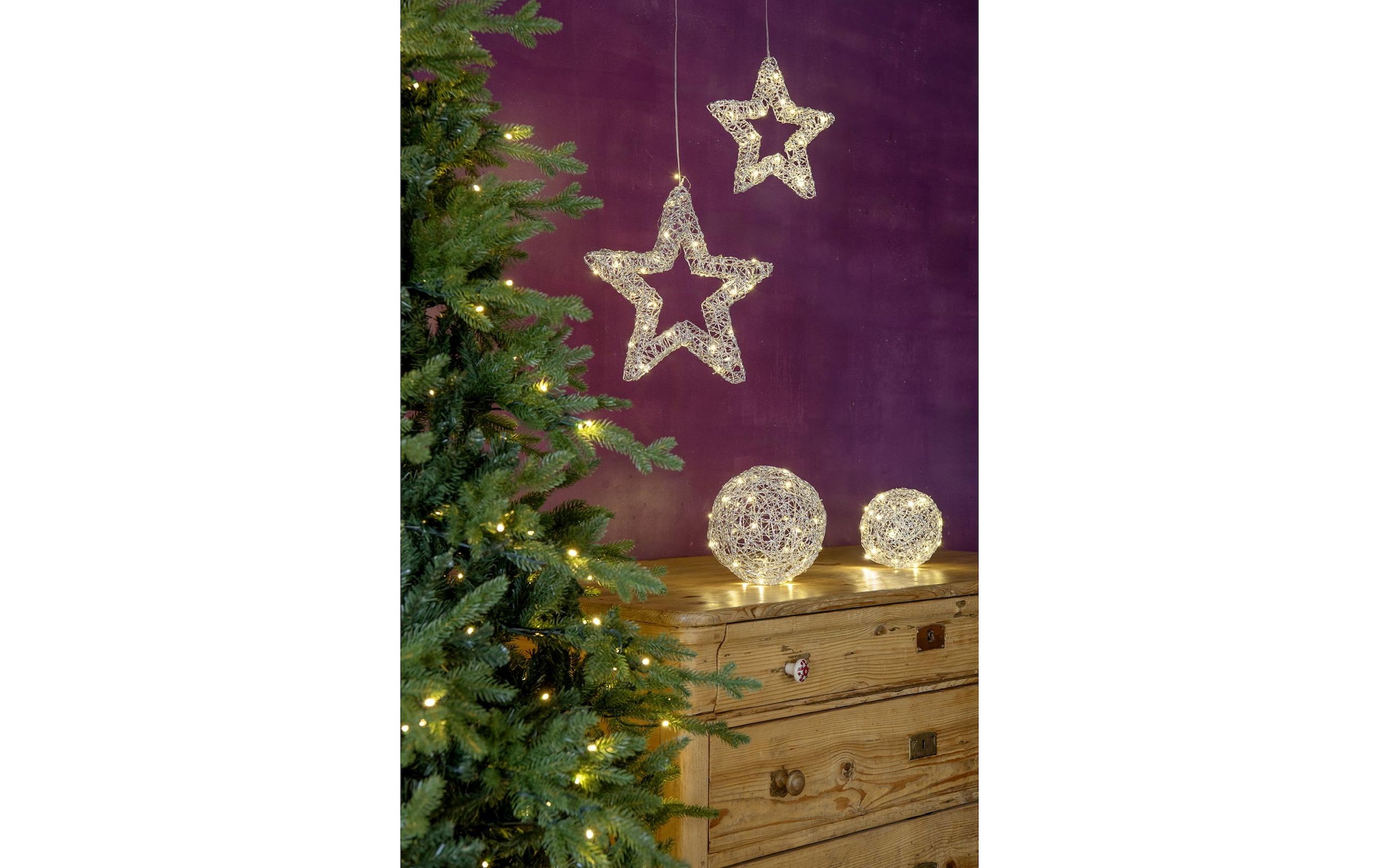 STT Figurine décorative LED »Silver Ball, 20 cm«