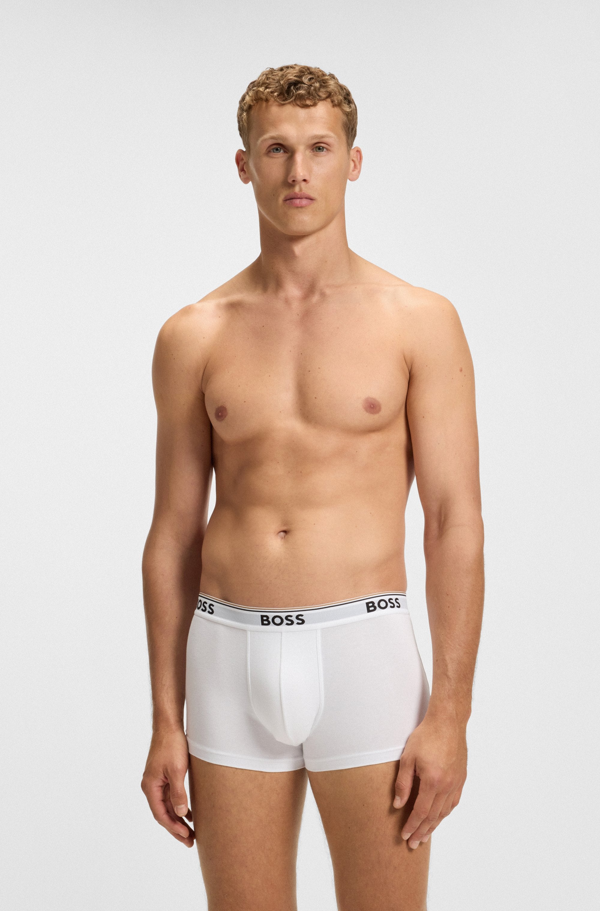 BOSS Tronc »TRUNK 3 PACK« 3 cuis BOSS Schriftzug auf dem Bund