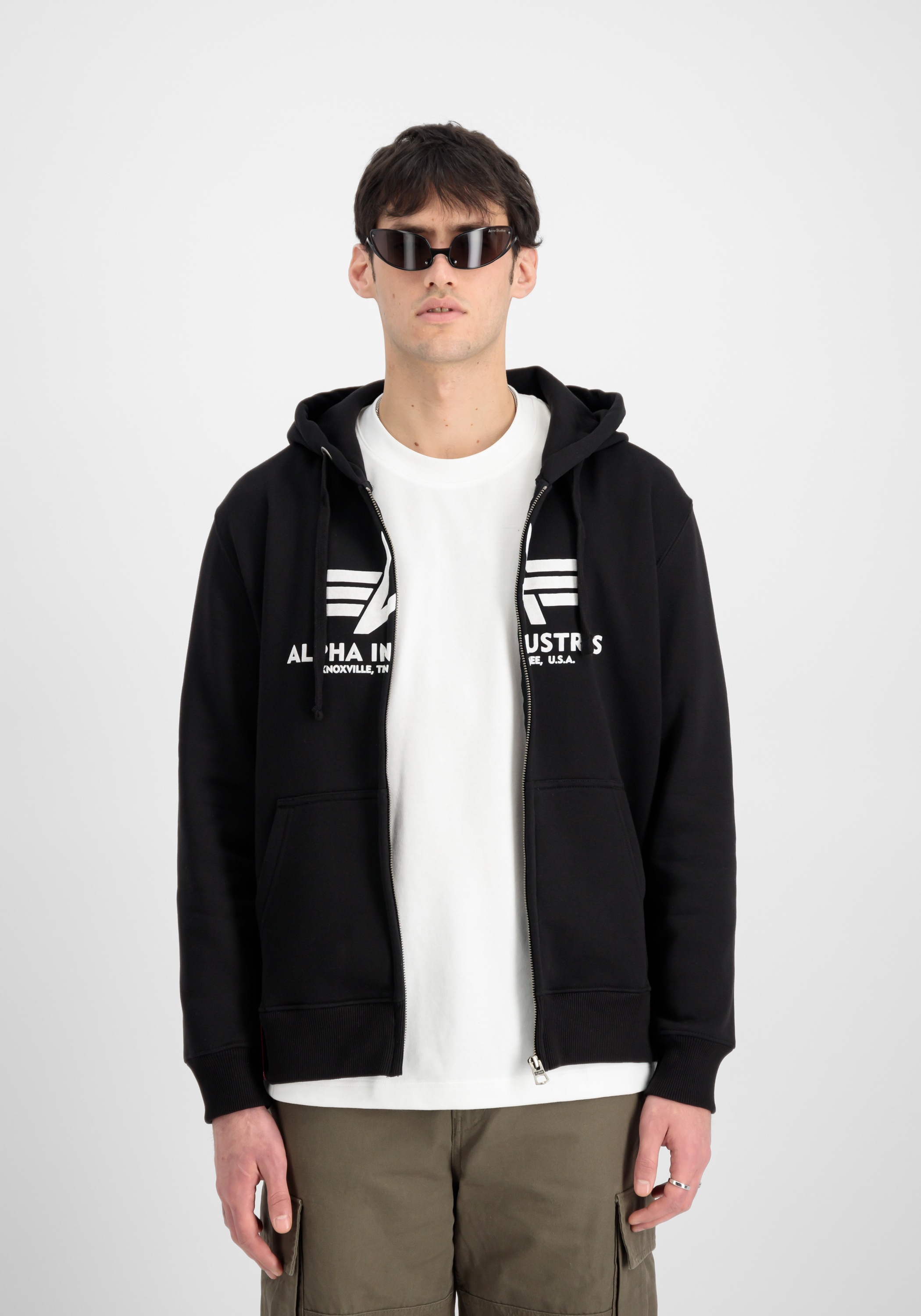 Alpha Industries Hoodie »Alpha Industries Men - Hoodies Basic Zip Hoodie BL PP«