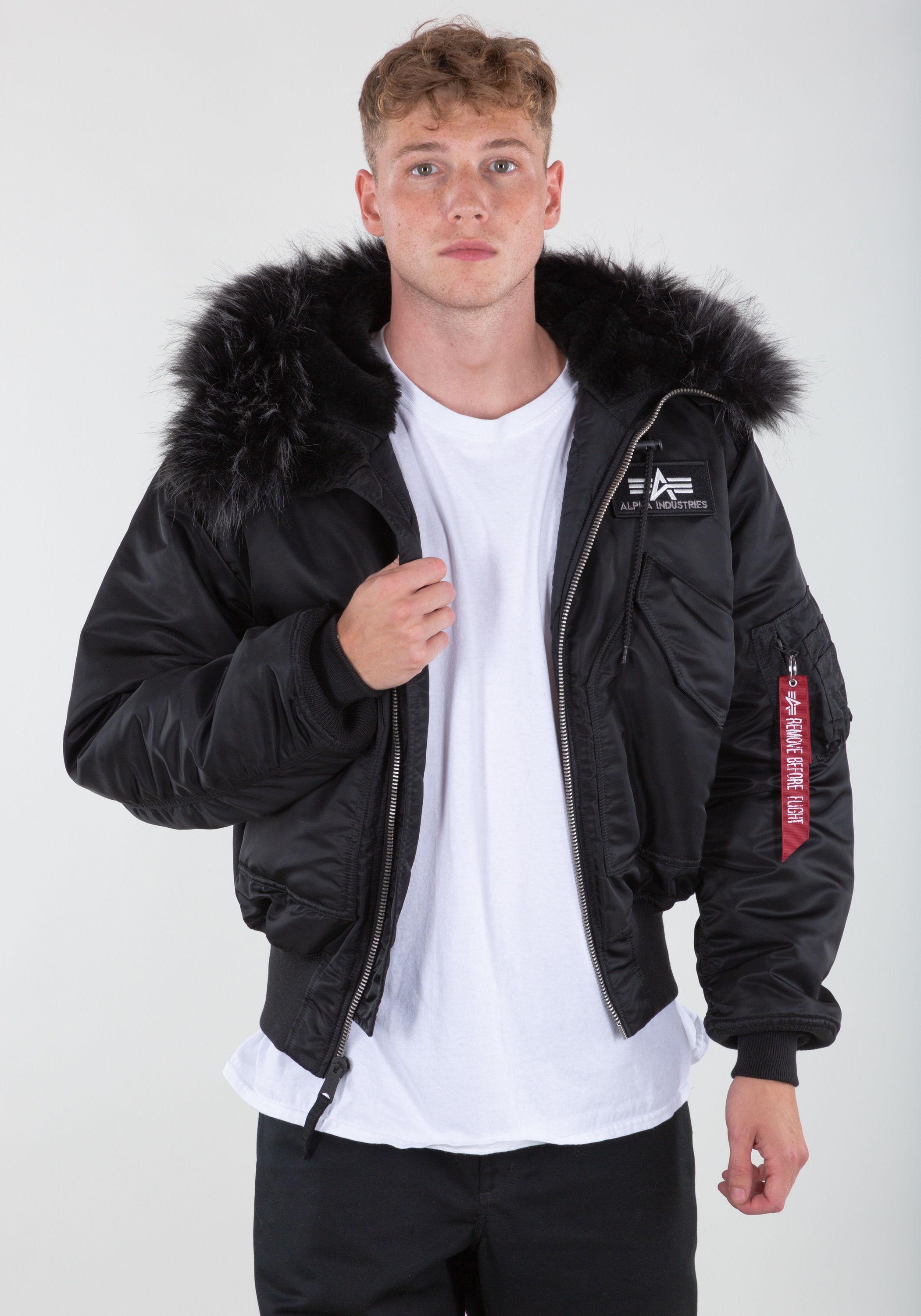 Alpha Industries Winterjacke »Alpha Industries Men - Bomber Jackets 45/P Hooded Custom«