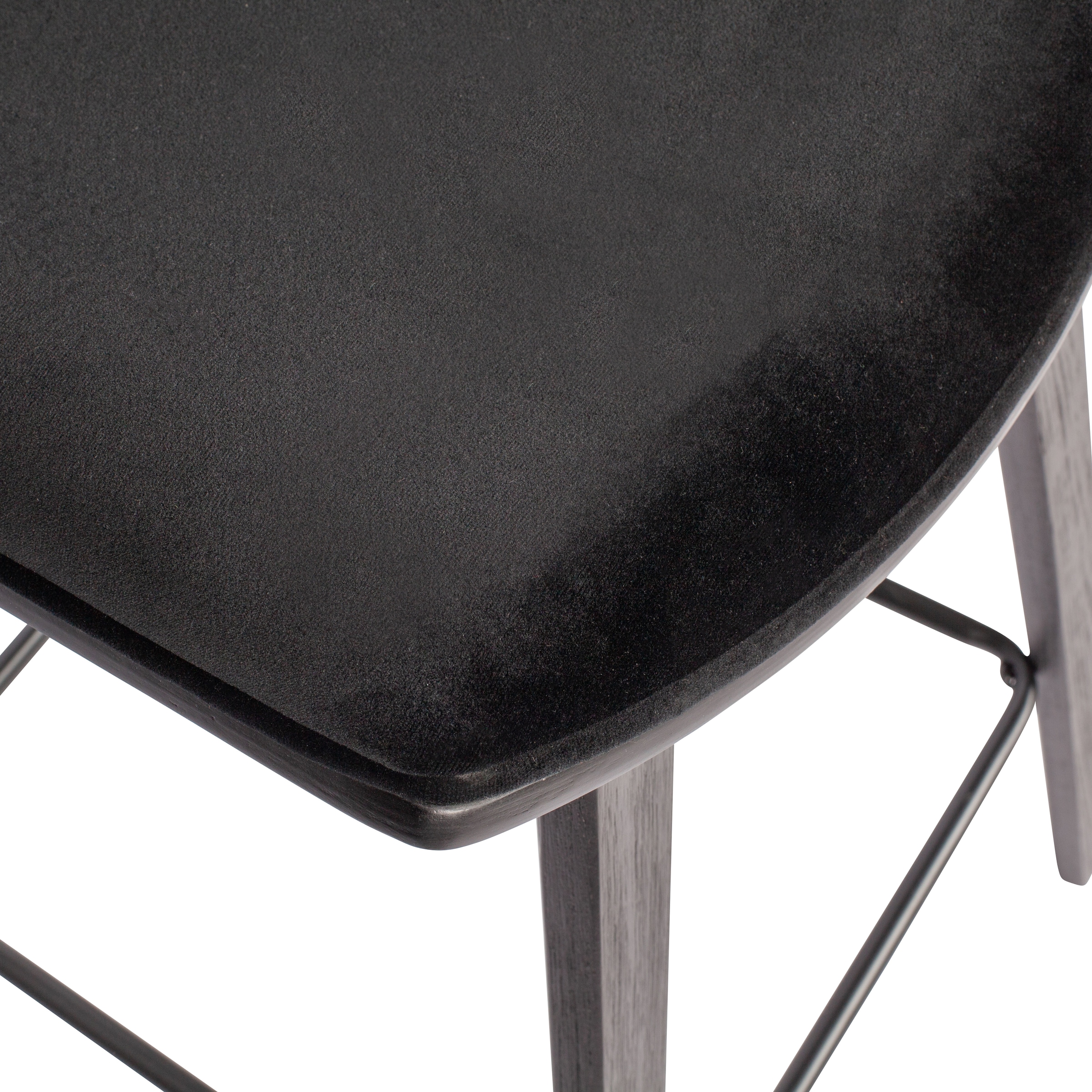 WOOOD Barhocker »Senn« 2 Stk. tlg. Sitzfläche aus Samt, H 94 cm x B 41 cm