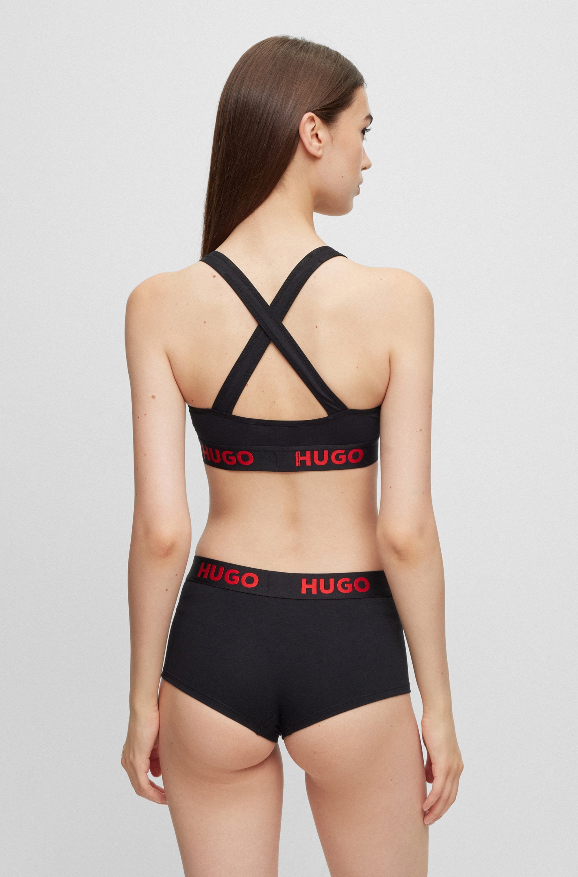 HUGO Underwear Bralette-BH »BRALETTE PADDED SPOR«, mit elastischem Bund