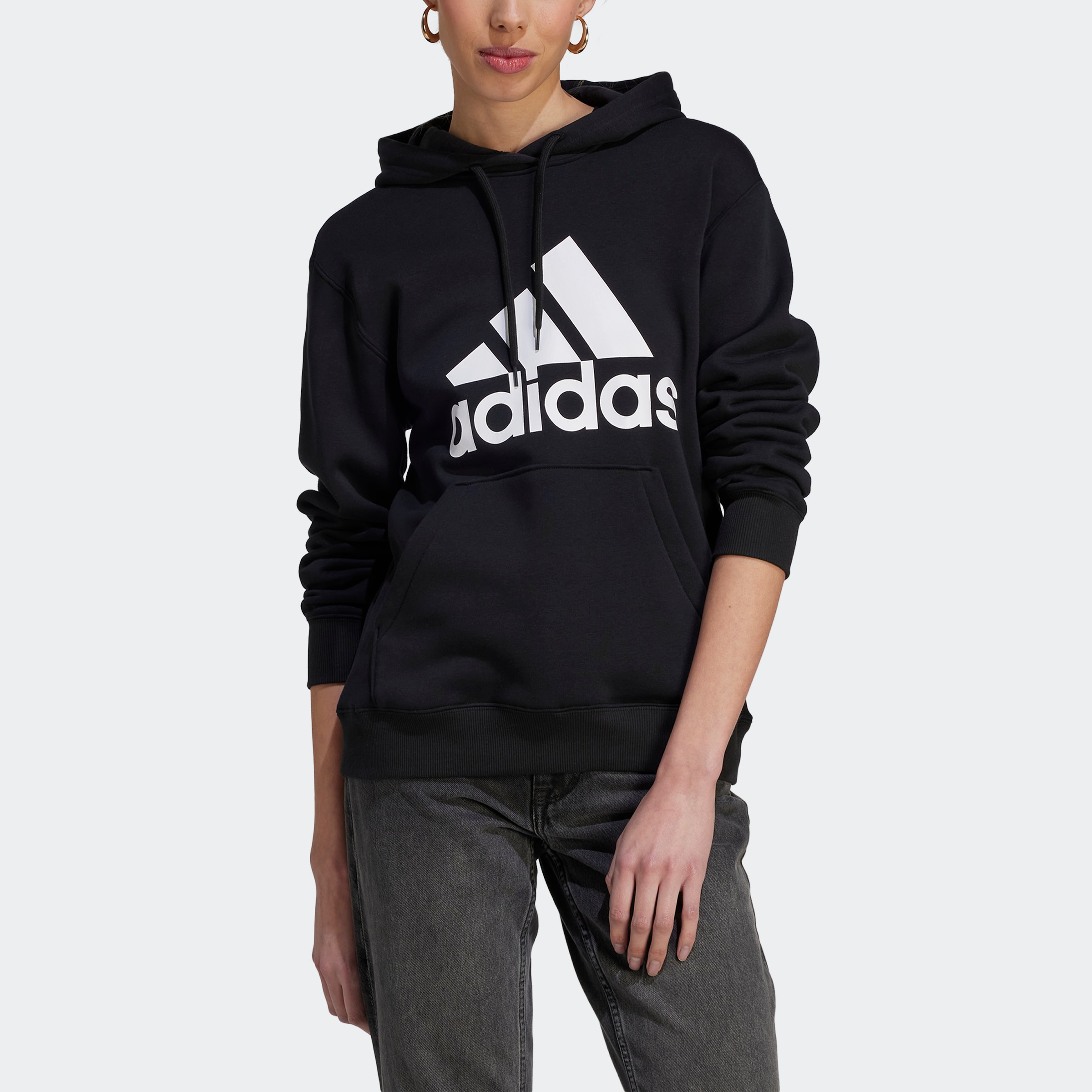 auf adidas Finde BIG Sportswear Kapuzensweatshirt HOODIE« LOGO »ESSENTIALS REGULAR