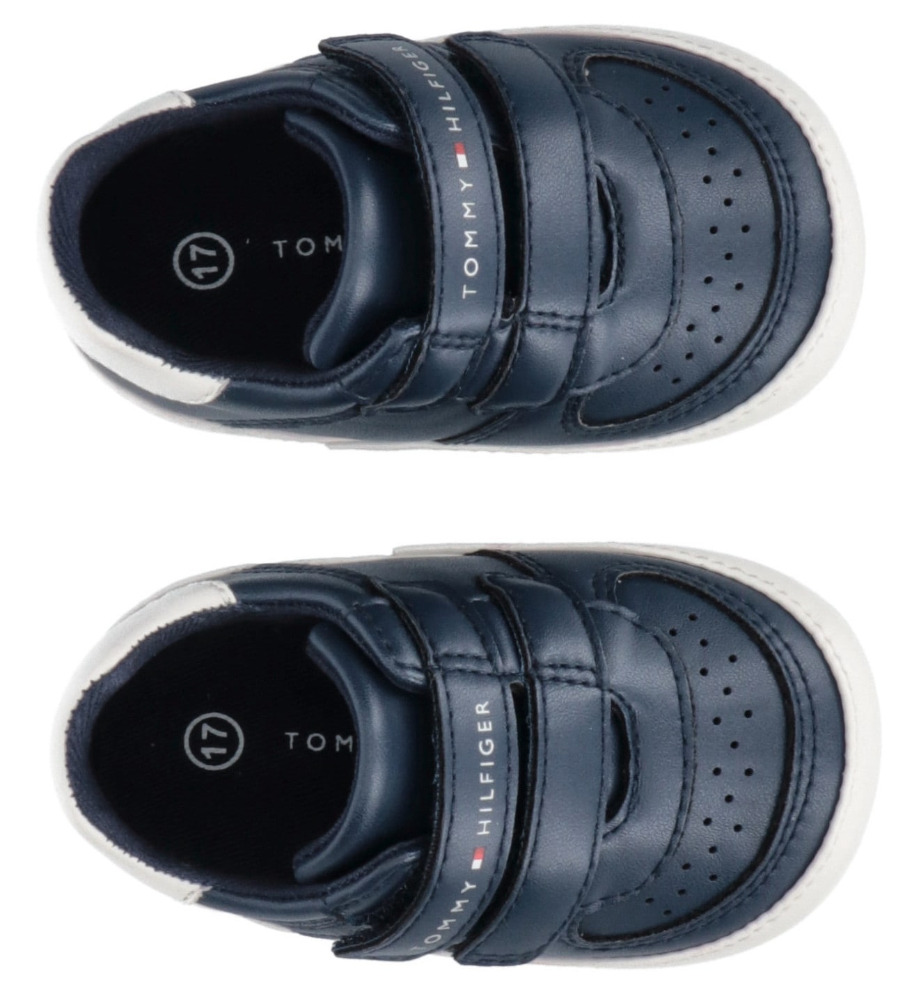 Tommy Hilfiger Sneaker »FLAG LOW CUT VELCRO SHOE OFF«, mit Logoschriftzug, Freizeitschuh, Halbschuh, Schnürschuh