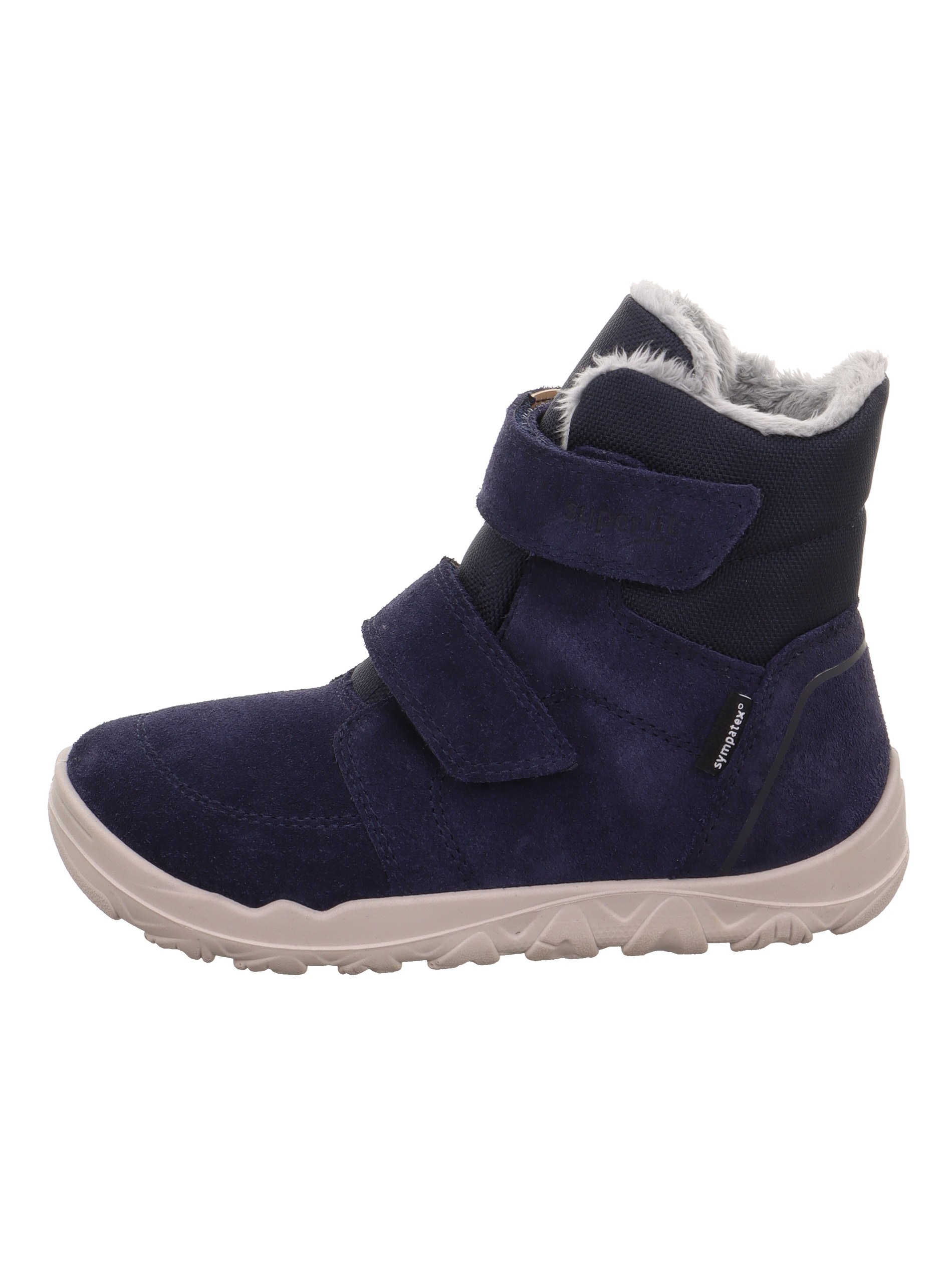 Superfit Barfussschuh »WALDERI, WMS: weit«  Klettboots mit Fellimitat am Schaftrand, Grössenschablone zum Download