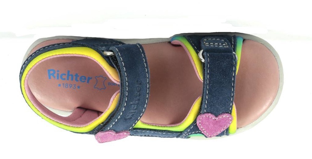 versandkostenfrei Mindestbestellwert Sandale »Dora«, Trendige Richter - kaufen individuellem Batik-Farbverlauf mit ohne
