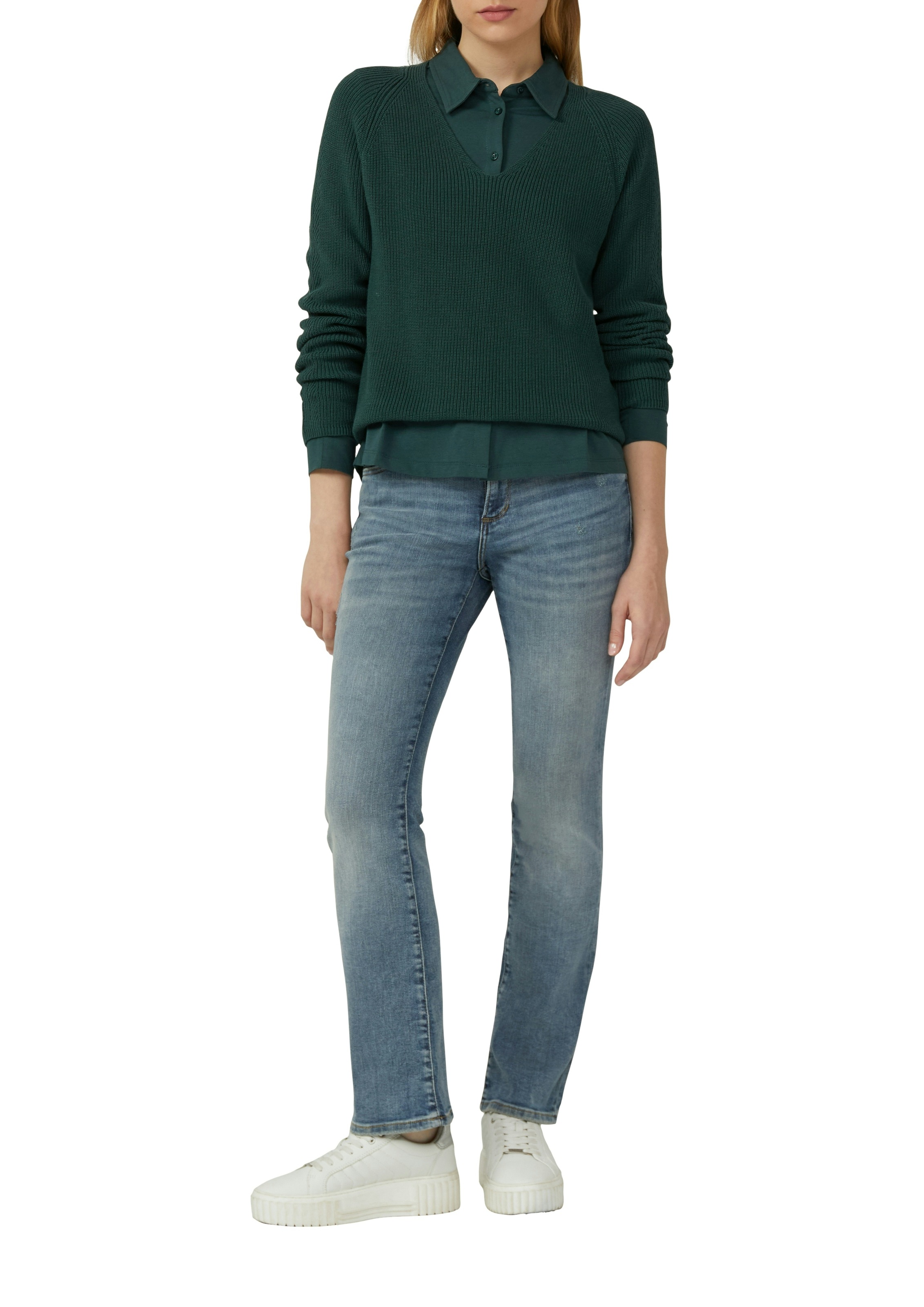 s.Oliver Strickpullover mit V-Ausschnitt