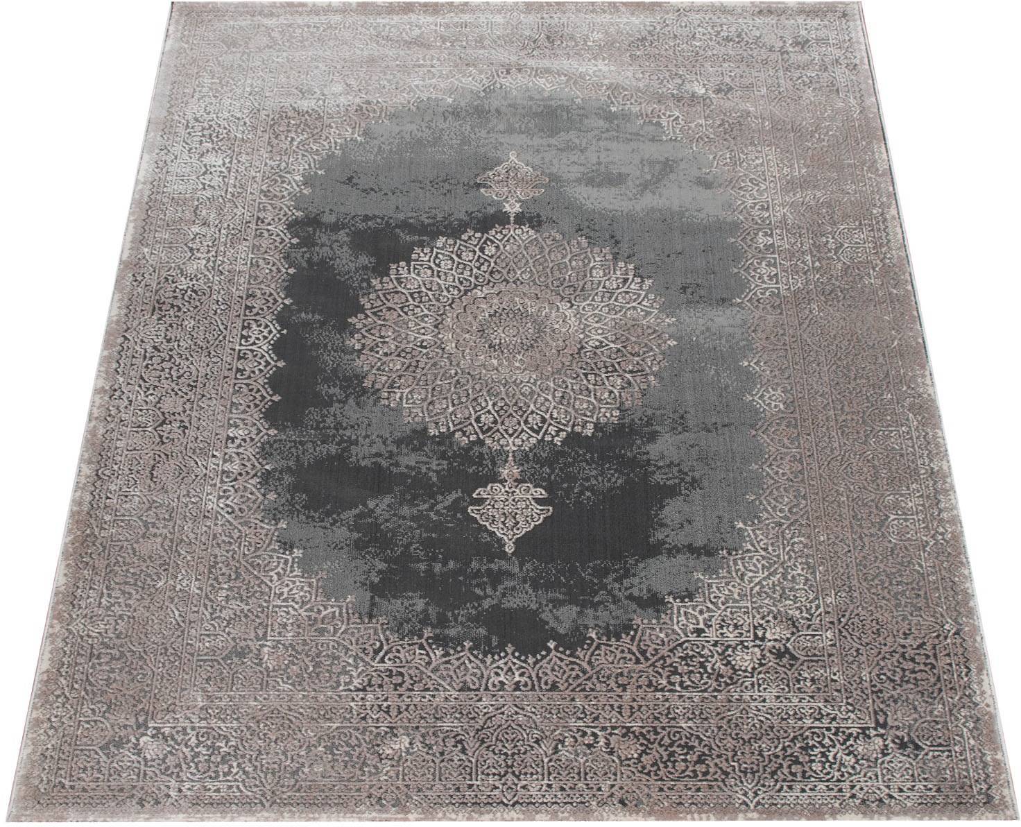 Image of Paco Home Teppich »Hypnos 874«, rechteckig, 7 mm Höhe, Kurzflor, 3D-Effekt, Orient-Optik, Vintage Design, Wohnzimmer bei Ackermann Versand Schweiz