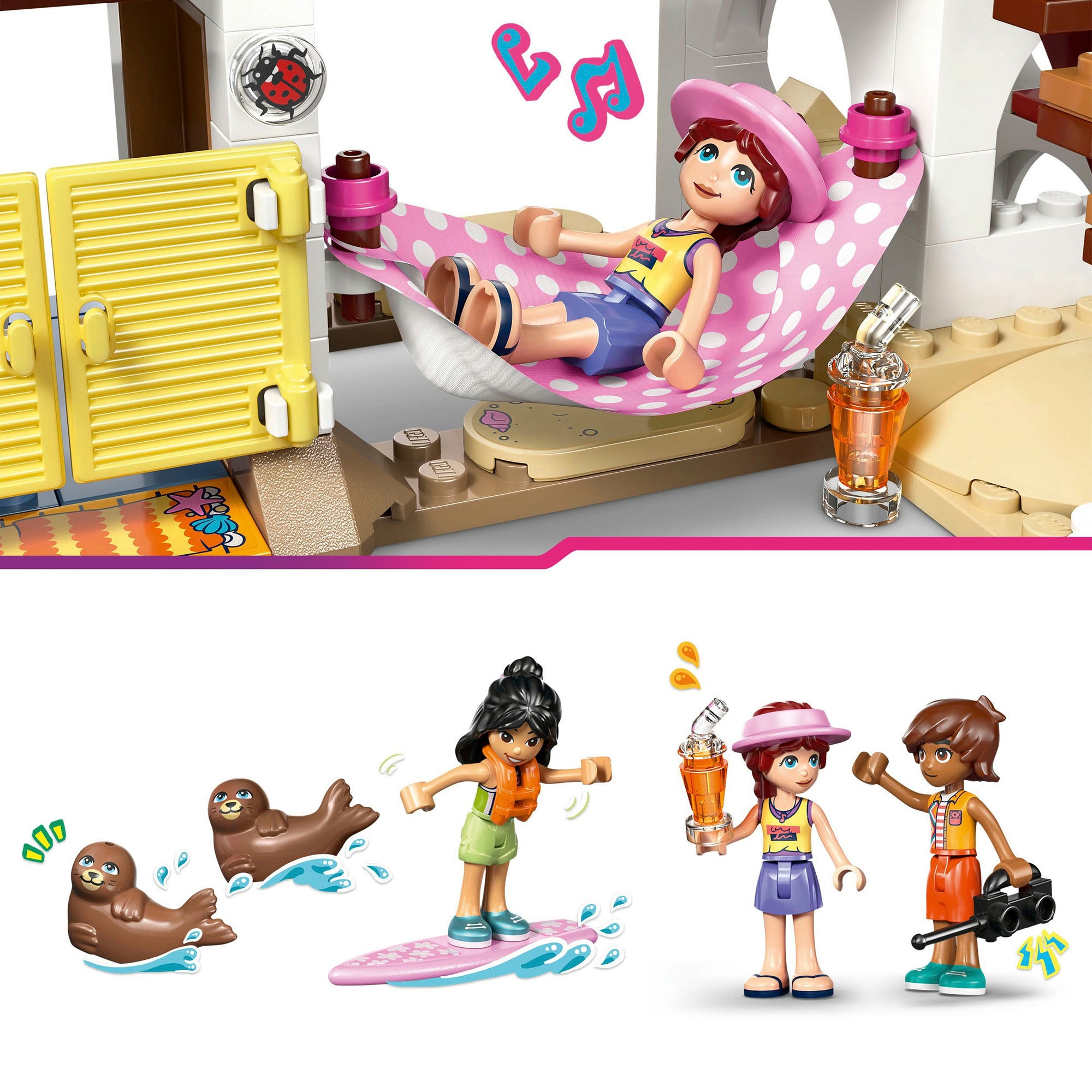LEGO® Pions de construction »Strandhaus mit Robben (42699), LEGO Friends« Made in Europe