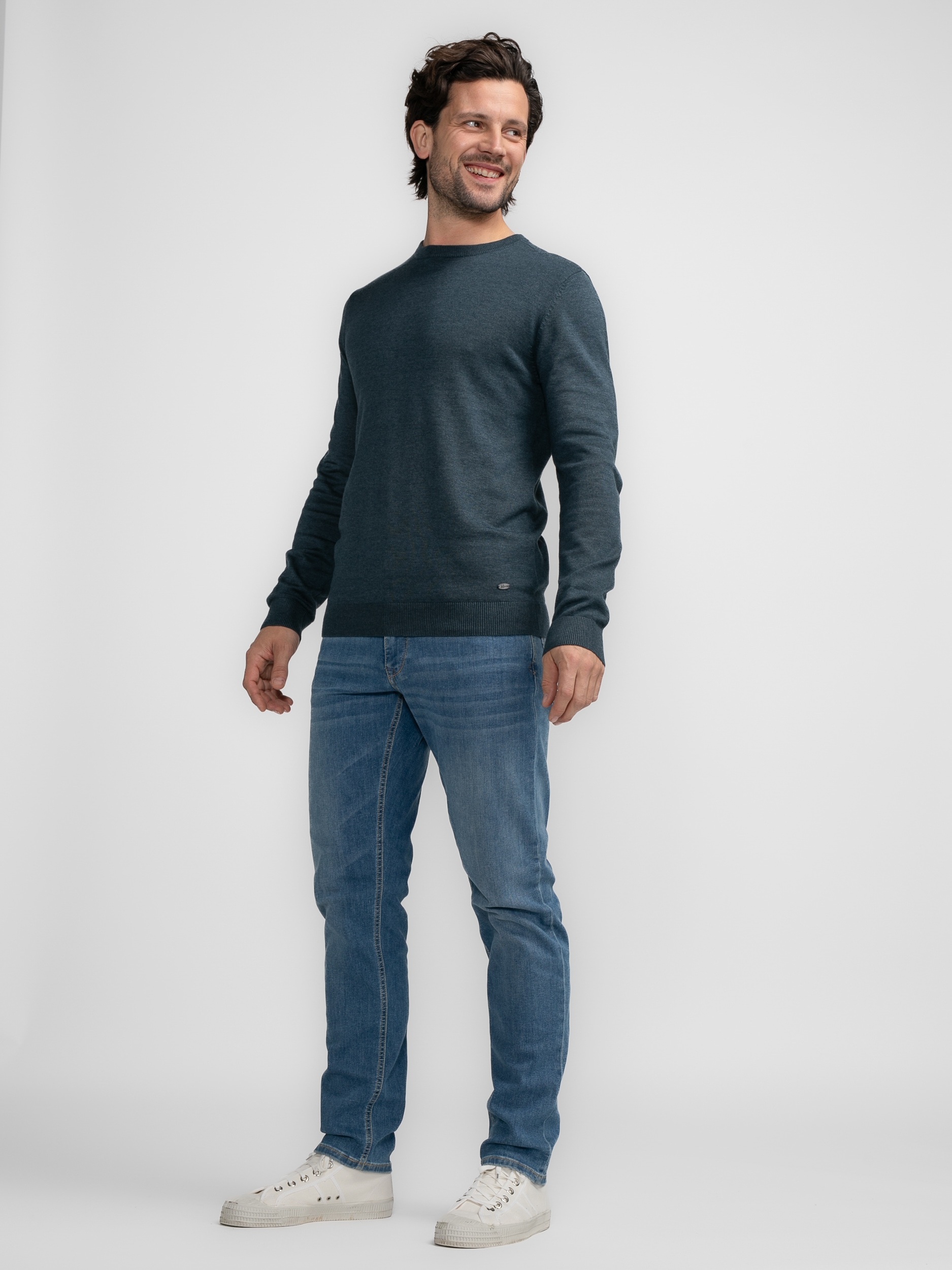 Petrol Industries Pull à col rond »Men Knitwear Round Neck Basic«