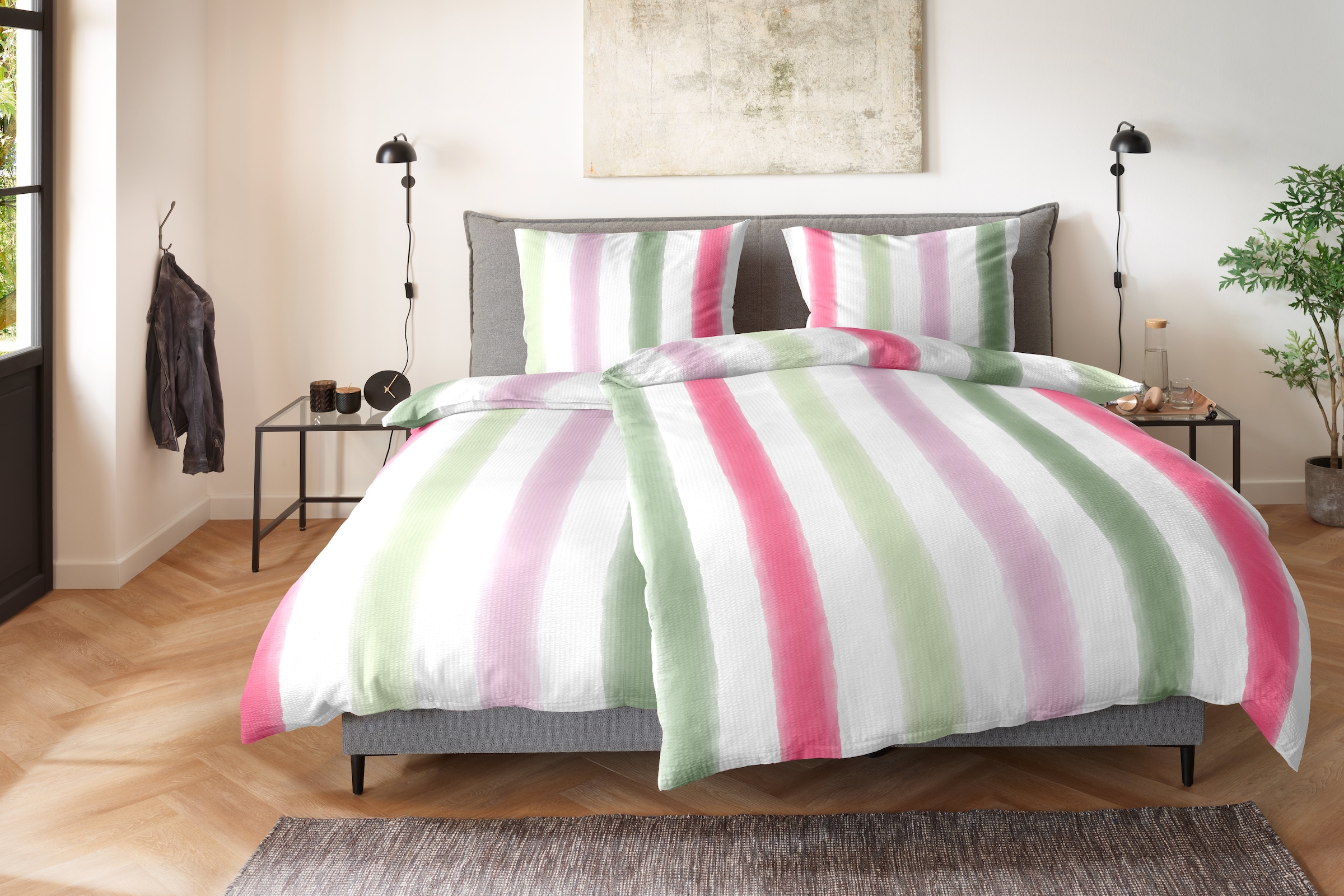 Primera Linge de lit »Soft-Seersucker-Bettwäsche Soft lines« 2