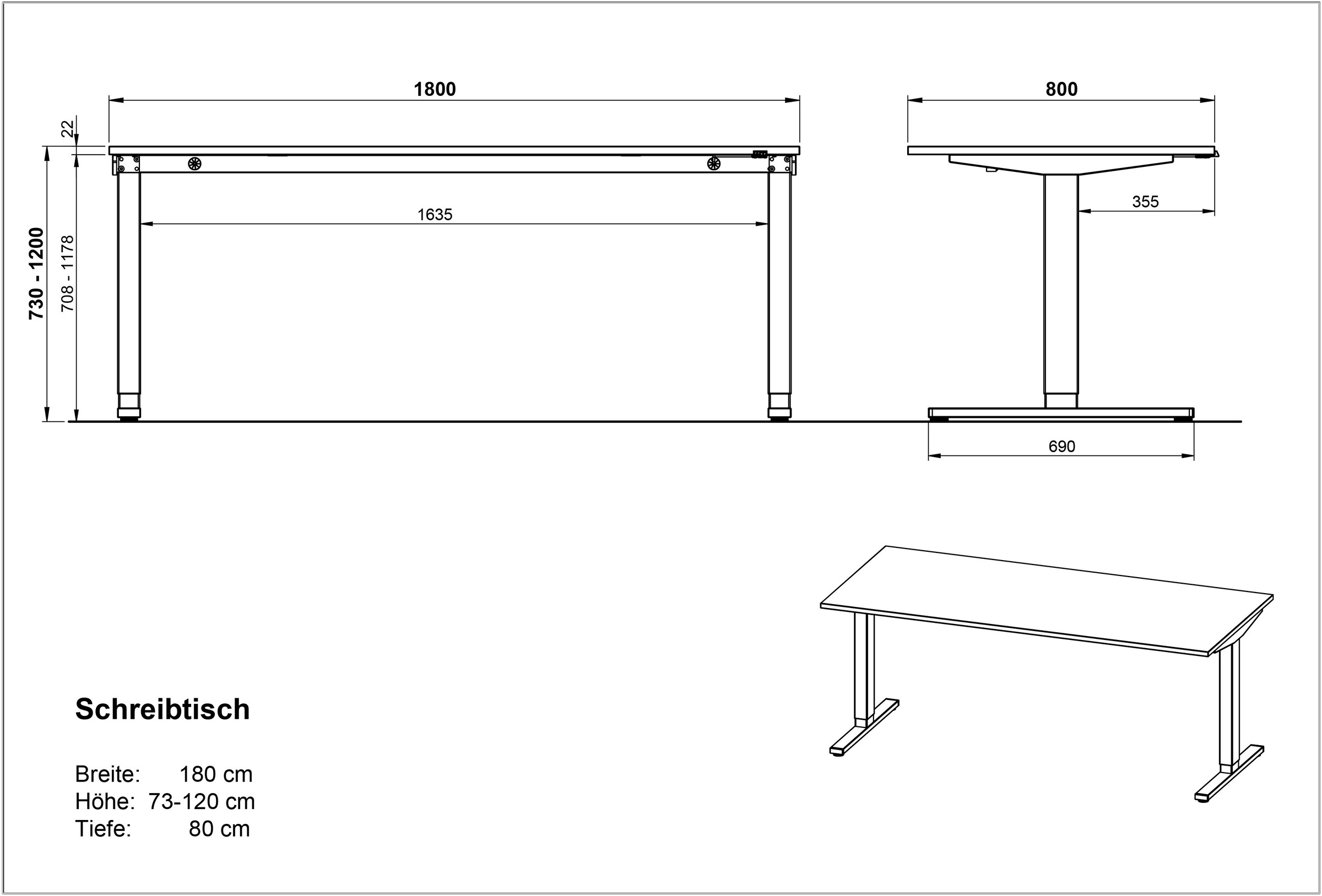 GERMANIA Büro-Set »Lissabon«, (Set, 6 tlg.)