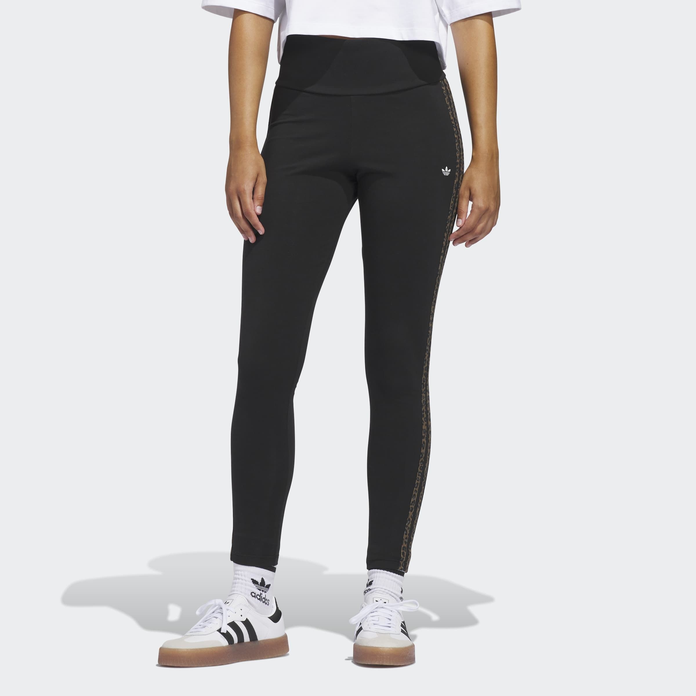 Image of adidas Originals Leggings "LEOPARD 3-STREIFEN" sportlicher Stil, für vielseitige Aktivitäten, elastische Passform
