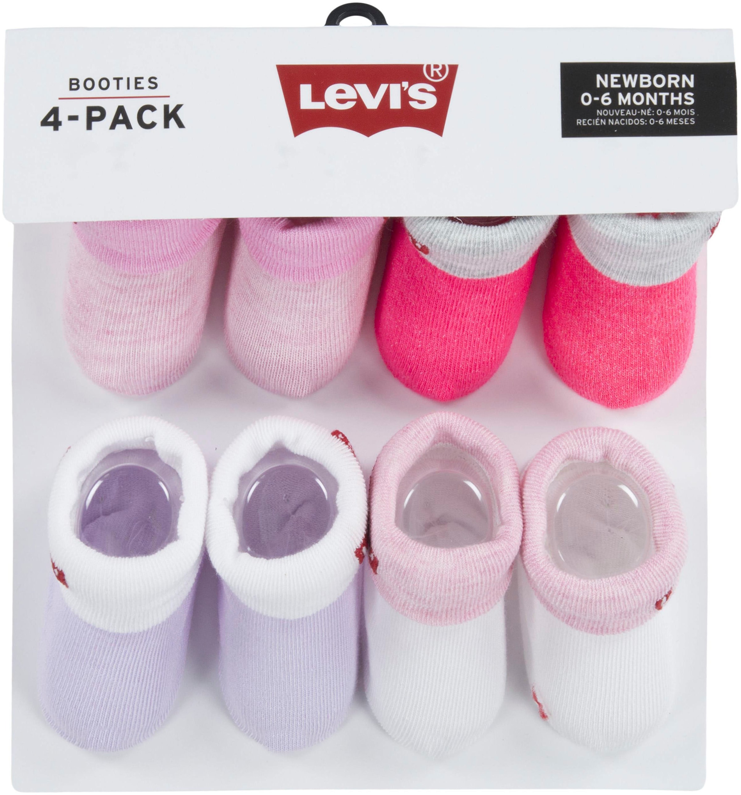 ♕ Levi\'s® Kids Socken »4PK Red Tab Bootie«, (8 Paar), UNISEX  versandkostenfrei bestellen