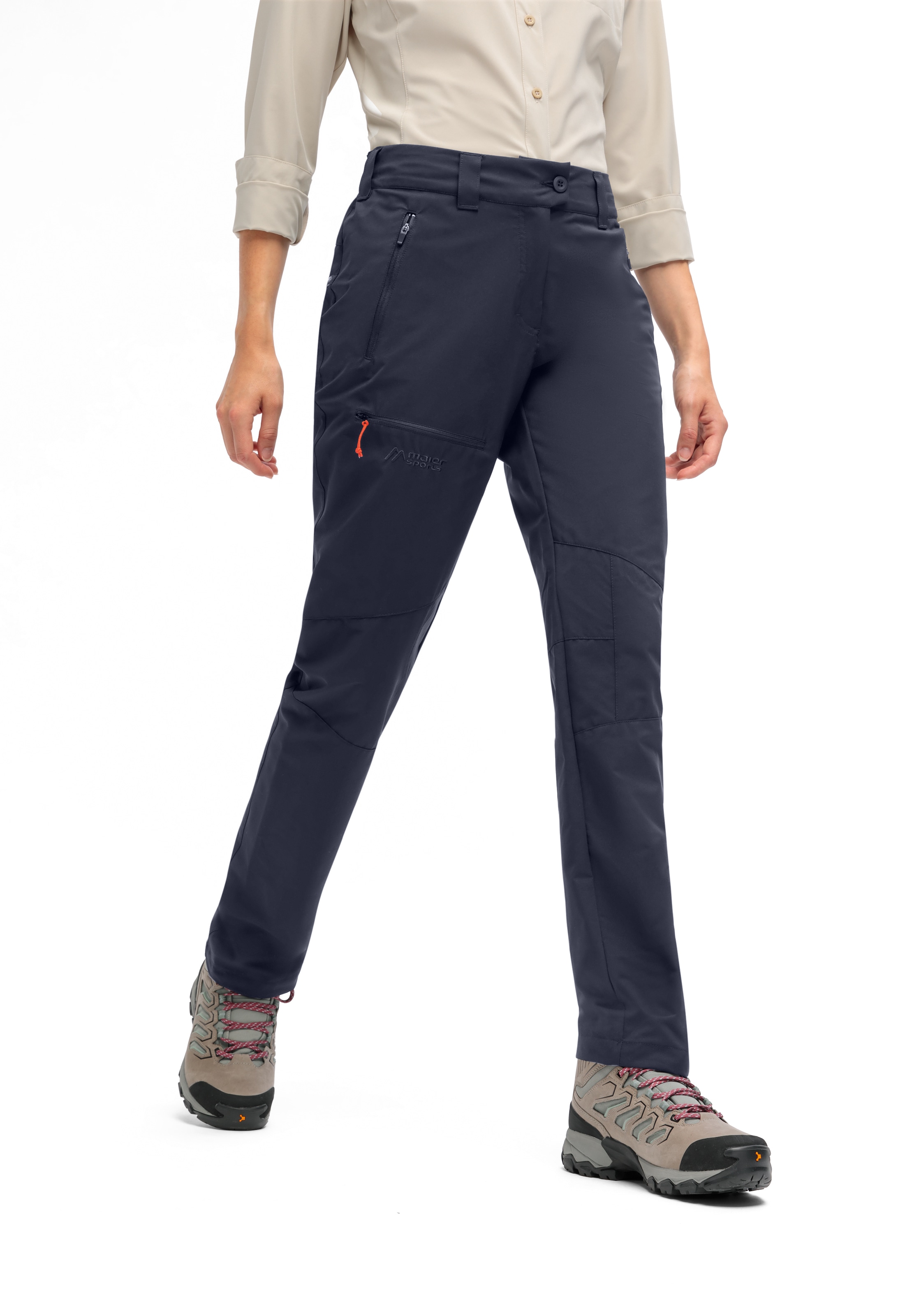 Maier Sports Outdoorhose »Lulaka Loop«, Damen Wanderhose, Funktionshose mit Taschen + Gürtel, Regular Fit