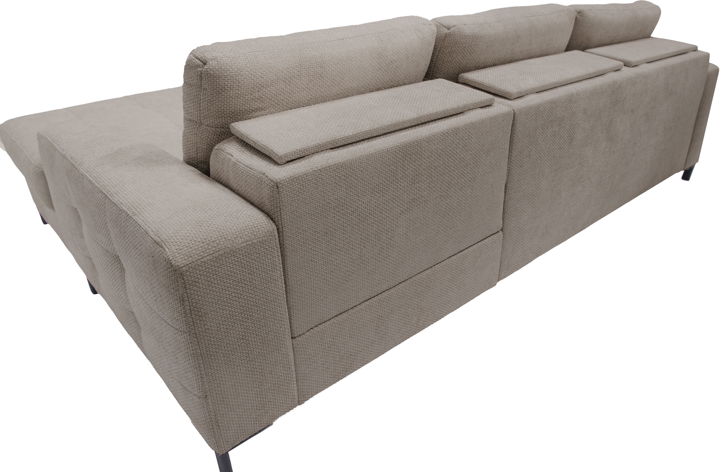 exxpo - sofa fashion Canapé d'angle »Bonito, mit Rücken- und Sitztiefenverstellung, inkl. Bett & Bettkasten« Réglage de la profondeur d’assise, réglage en hauteur