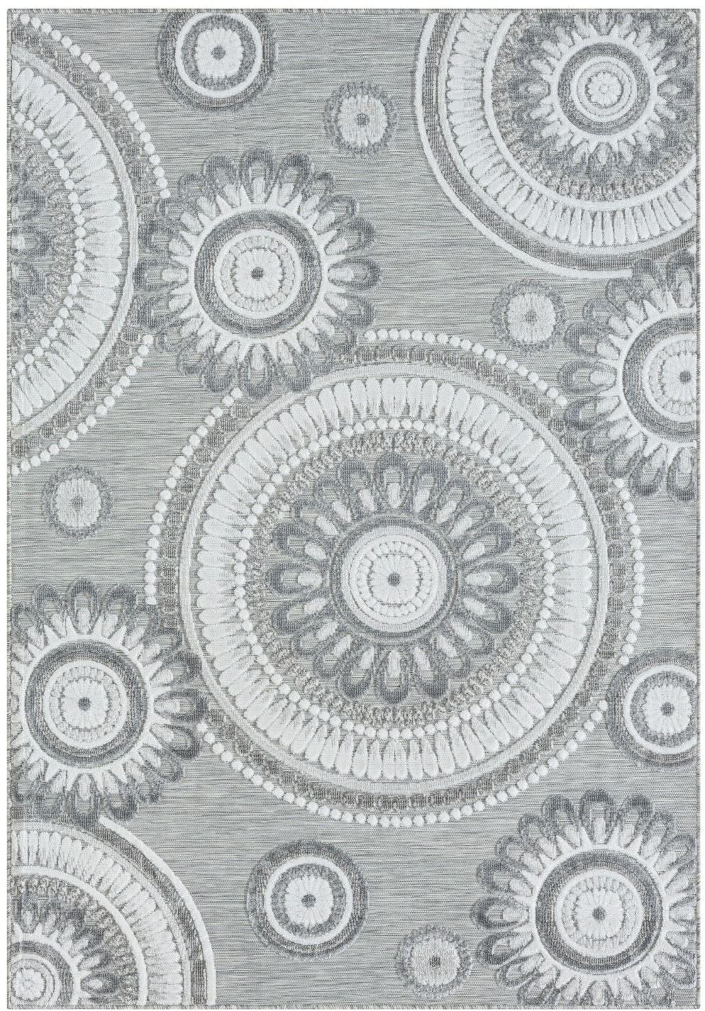 Myflair Möbel & Accessoires Teppich »Loop, LAGERRÄUMUNG!« rechteckig 8 mm Höhe modernes Design, Hoch-Tief Effekt, Outdoor geeignet, Balkon, Terrasse