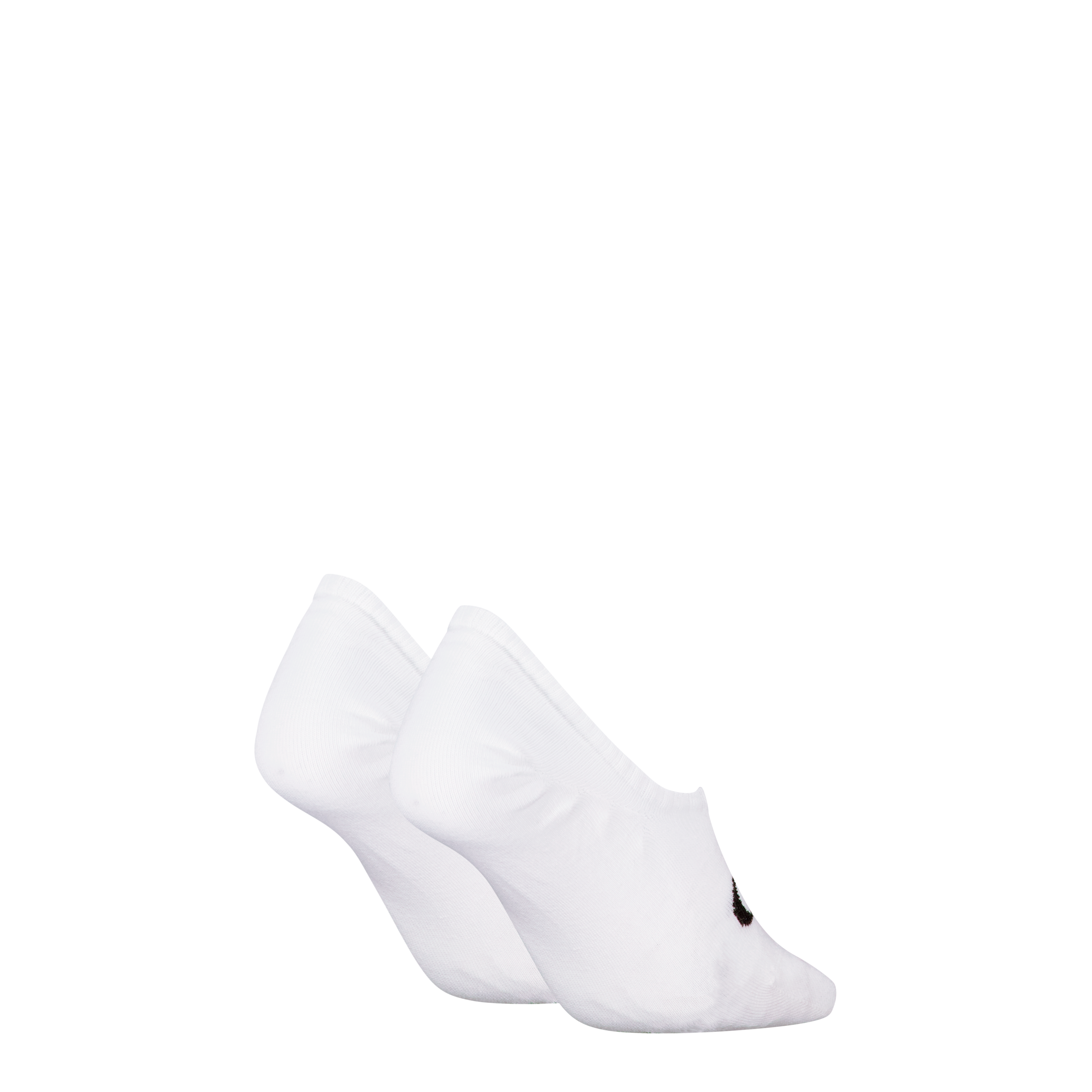 Calvin Klein Jeans Füsslinge »CKJ WOMEN FOOTIE HIGH CUT 2P MONOGRAM«, (2 Paar), Mit grosser Logostickerei vorn