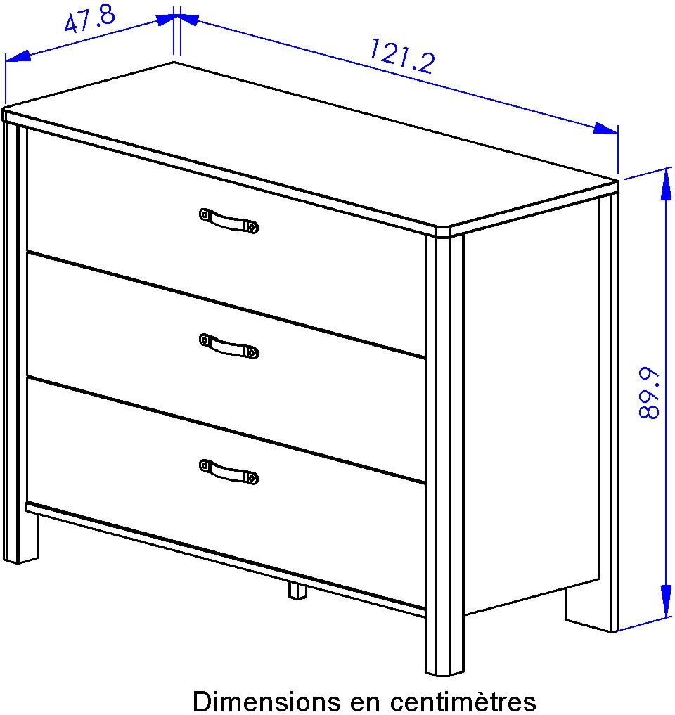 Gami Ensemble de chambre à coucher »Schlazimmer-Set N°2 Auriol« 5 cuis tlg. Praktisches, elegantes und modernes Schlafzimmer