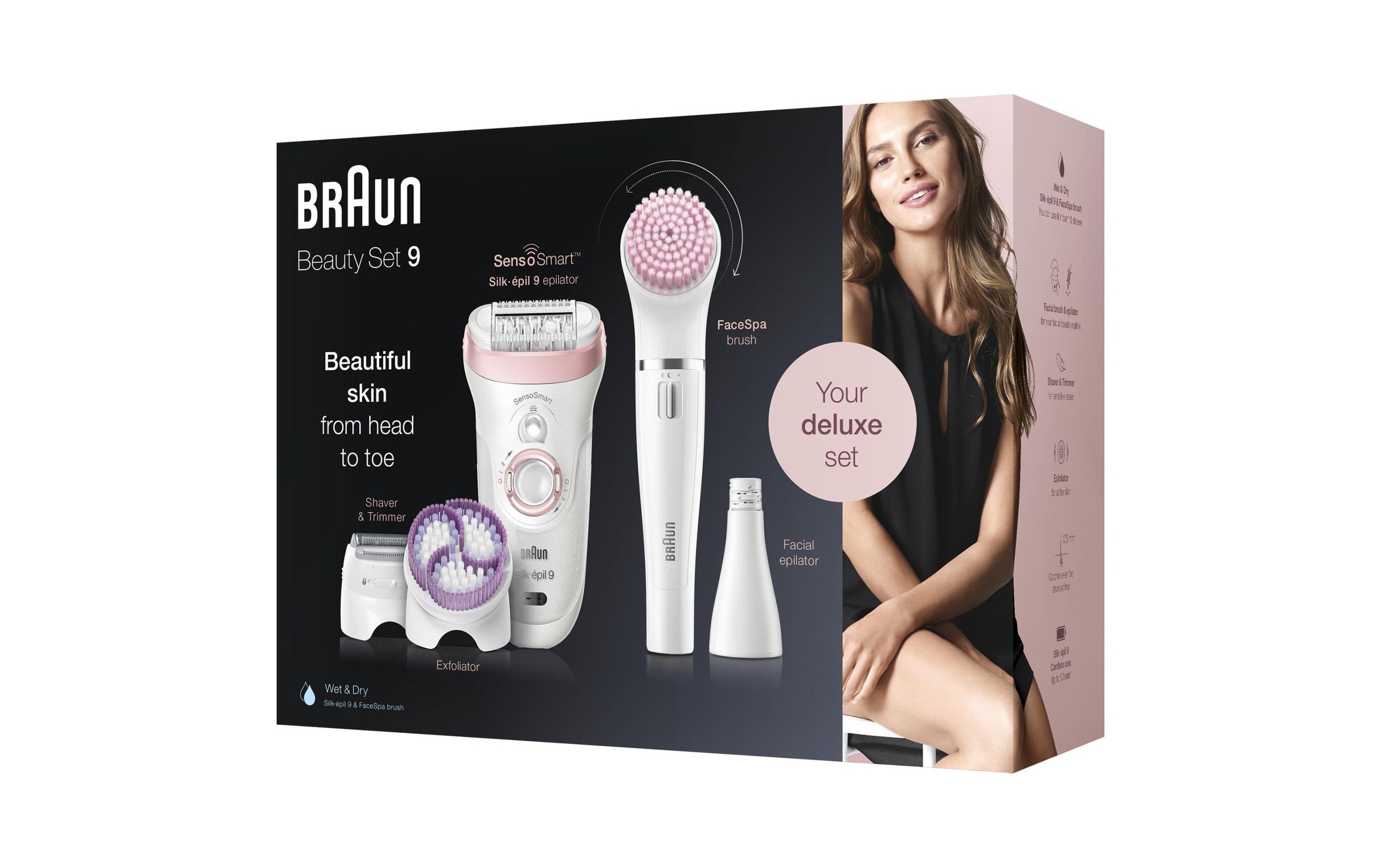 Braun Epilierer »Silk-épil 9 Beauty Set 9-975 SensoSmart«
