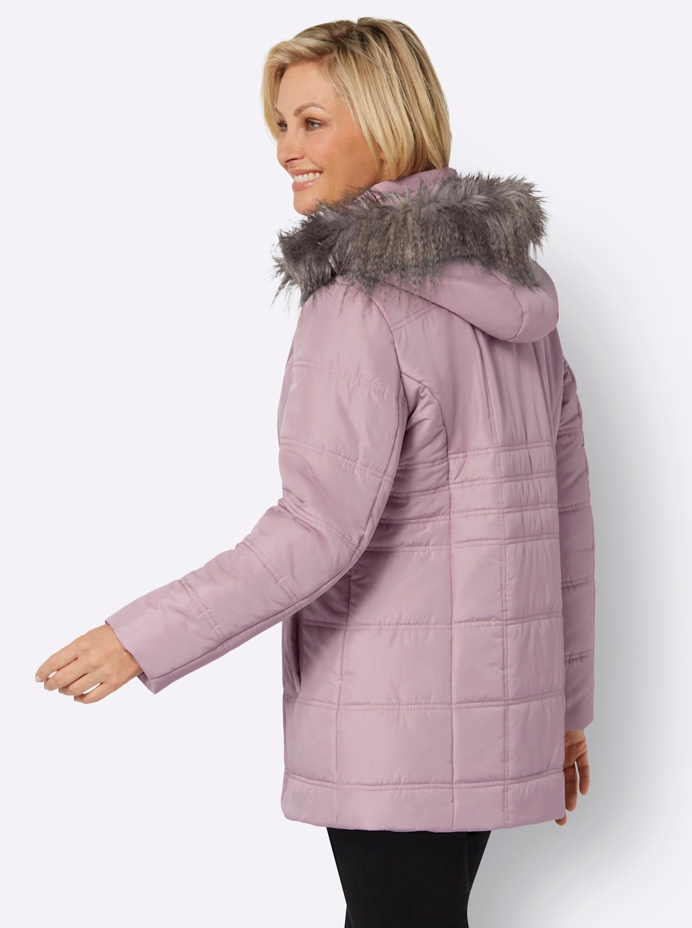 Classic Basics Steppjacke mit Kapuze