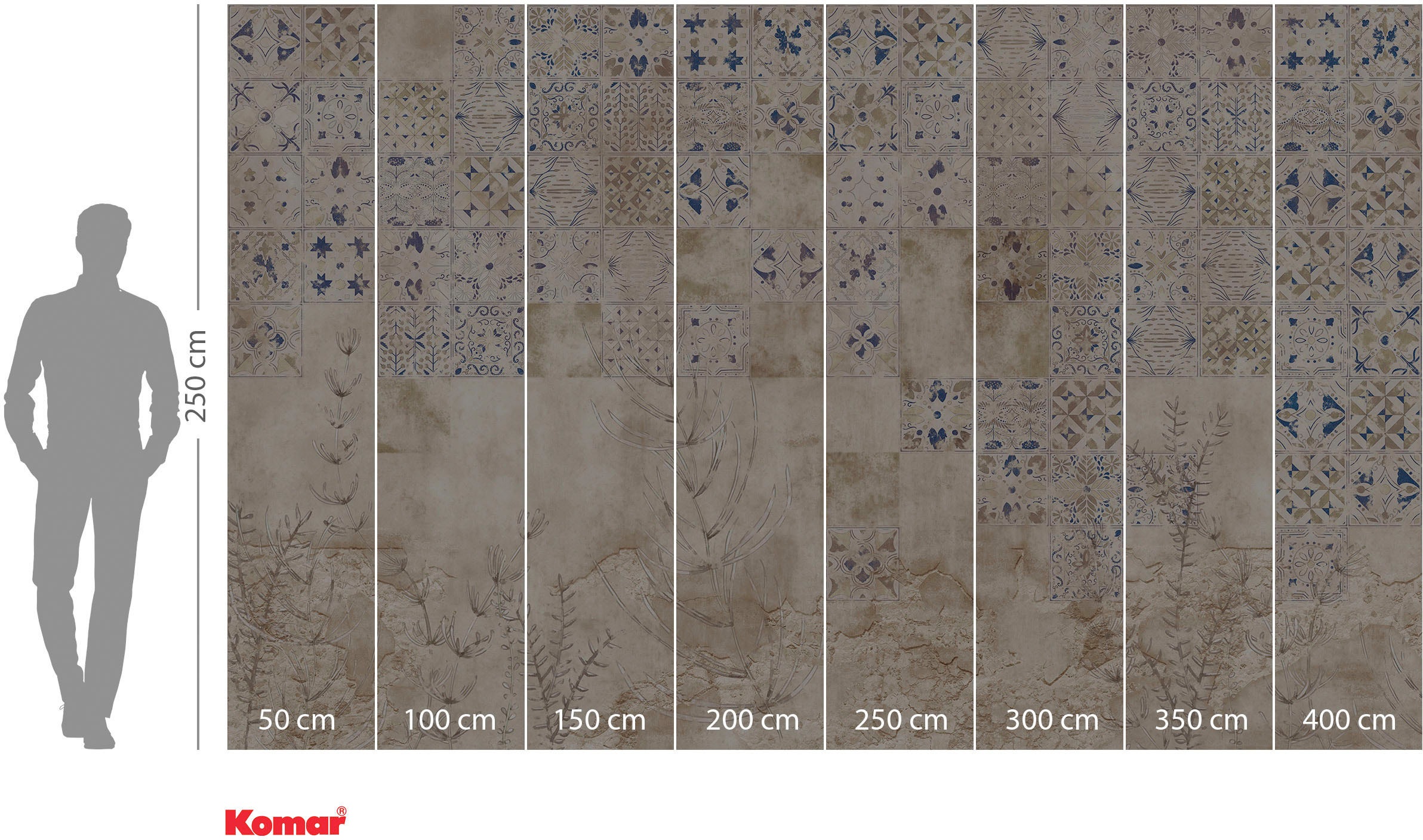 Komar Vliestapete »Digitaldruck Vlies - Murmurous Marrakesh - Grösse 400 x 250 cm«, bedruckt, Wohnzimmer, Schlafzimmer
