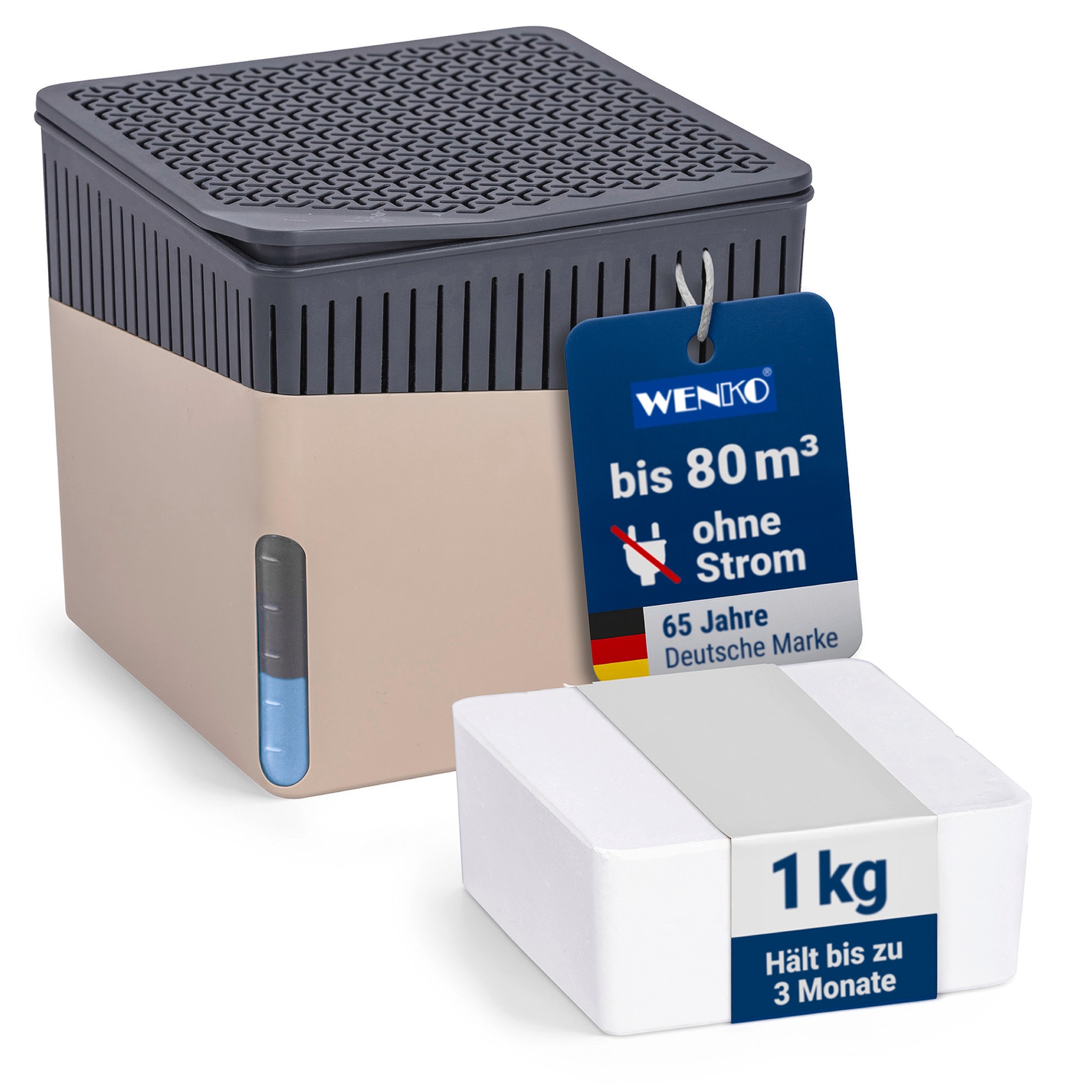 WENKO Déshumidificateur d'air »Cube« für 80 m³ Räume 1000 g
