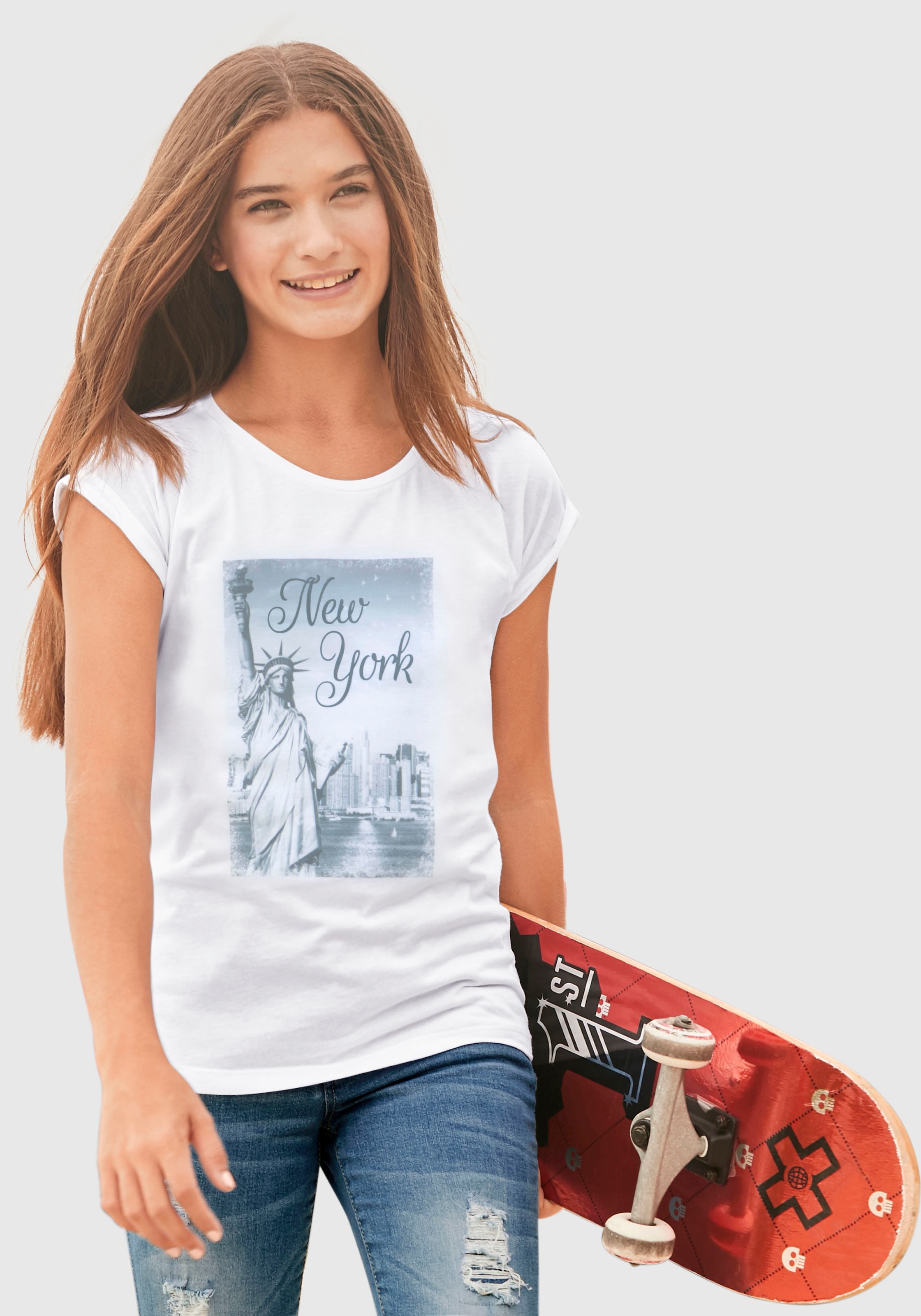 Image of KIDSWORLD T-Shirt, in etwas weiterer Form bei Ackermann Versand Schweiz