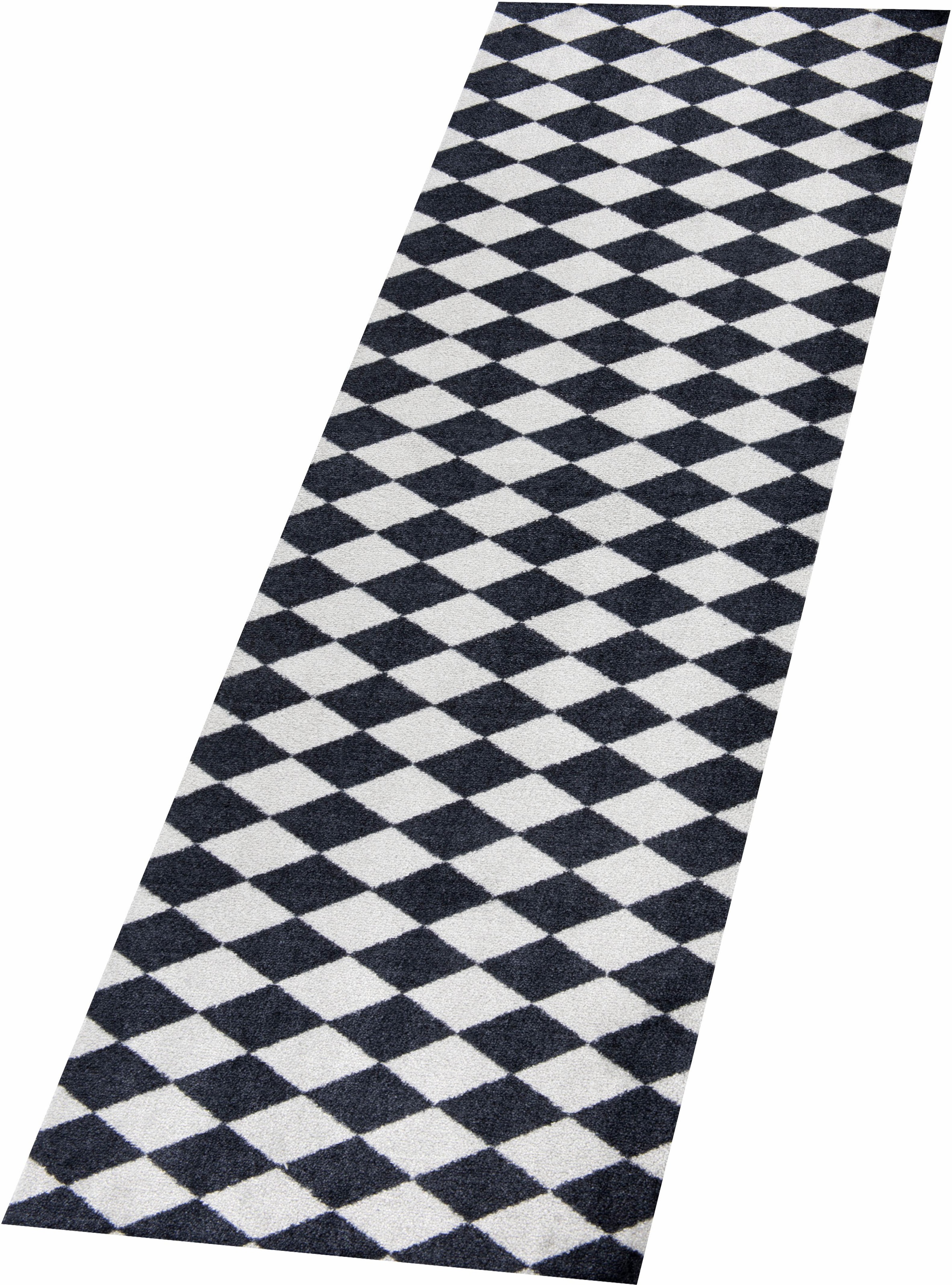 Image of Zala Living Läufer »Circus«, rechteckig, 7 mm Höhe, In und Outdoor geeignet, Rauten Design, Robust, Pflegeleicht, Waschbar, Rutschfest, Balkon, Eingang bei Ackermann Versand Schweiz