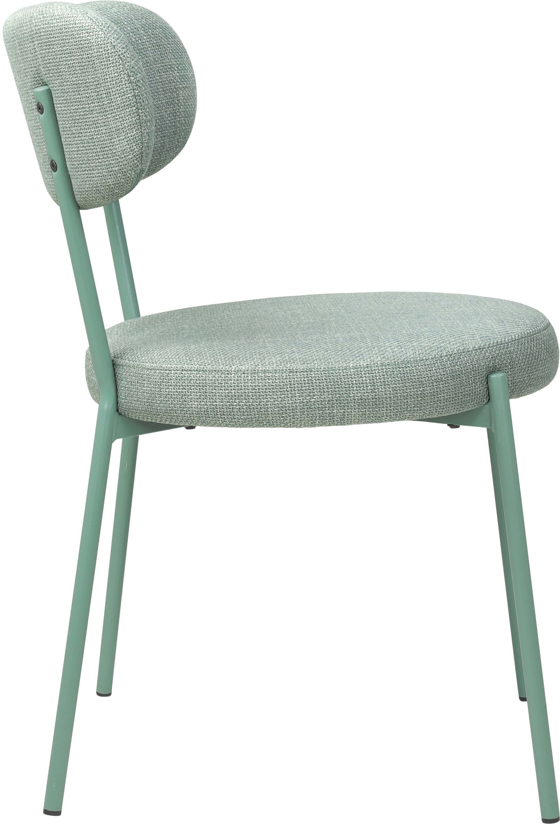 TOM TAILOR HOME 4-Fussstuhl »SOFT PAD CHAIR« (Set) 2 Stk.Esszimmerstuhl, 4-Fussgestell, mit Rückenausschnitt