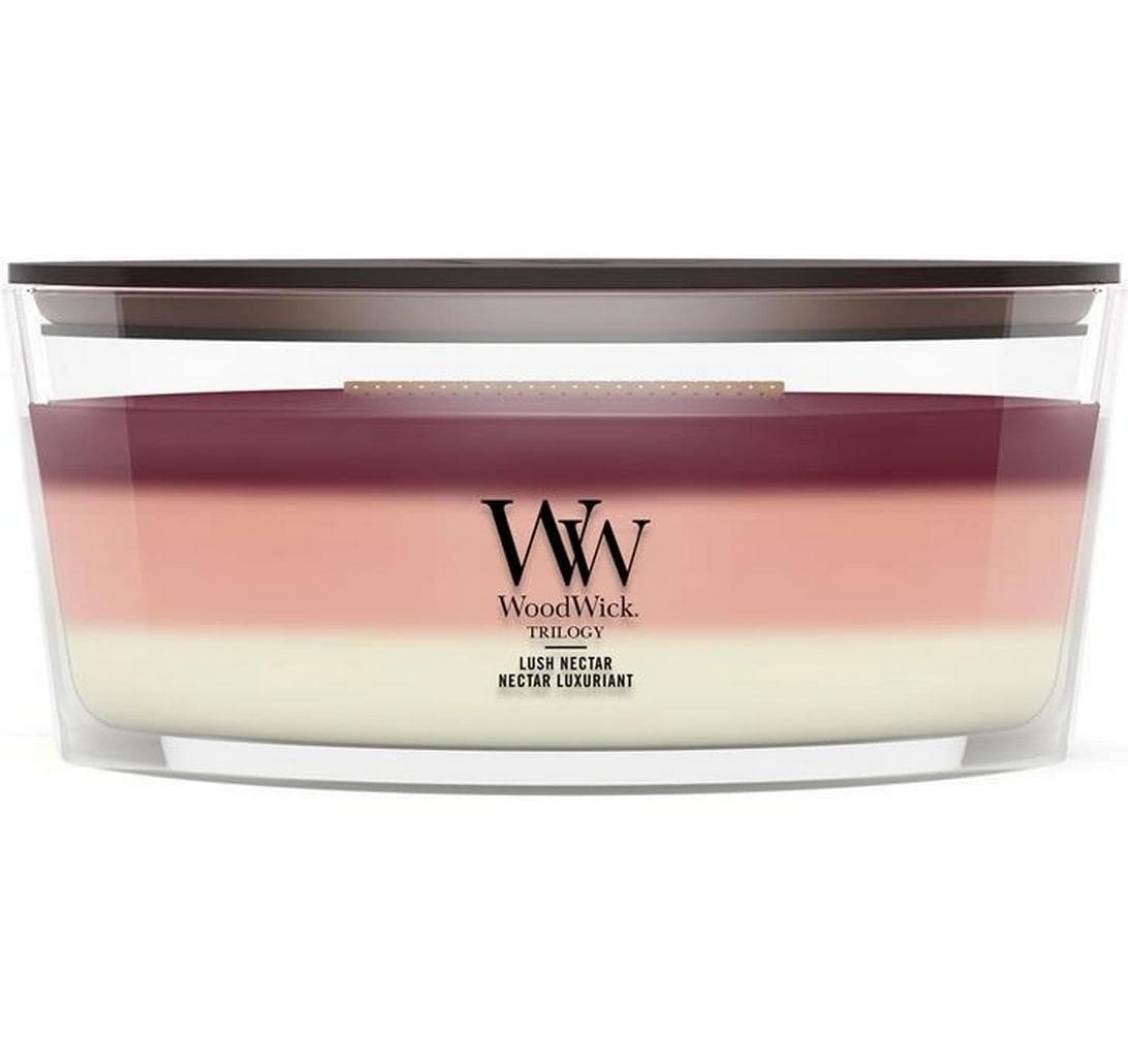 Woodwick Duftkerze "Lush Nectar Trilogy Ellipse"