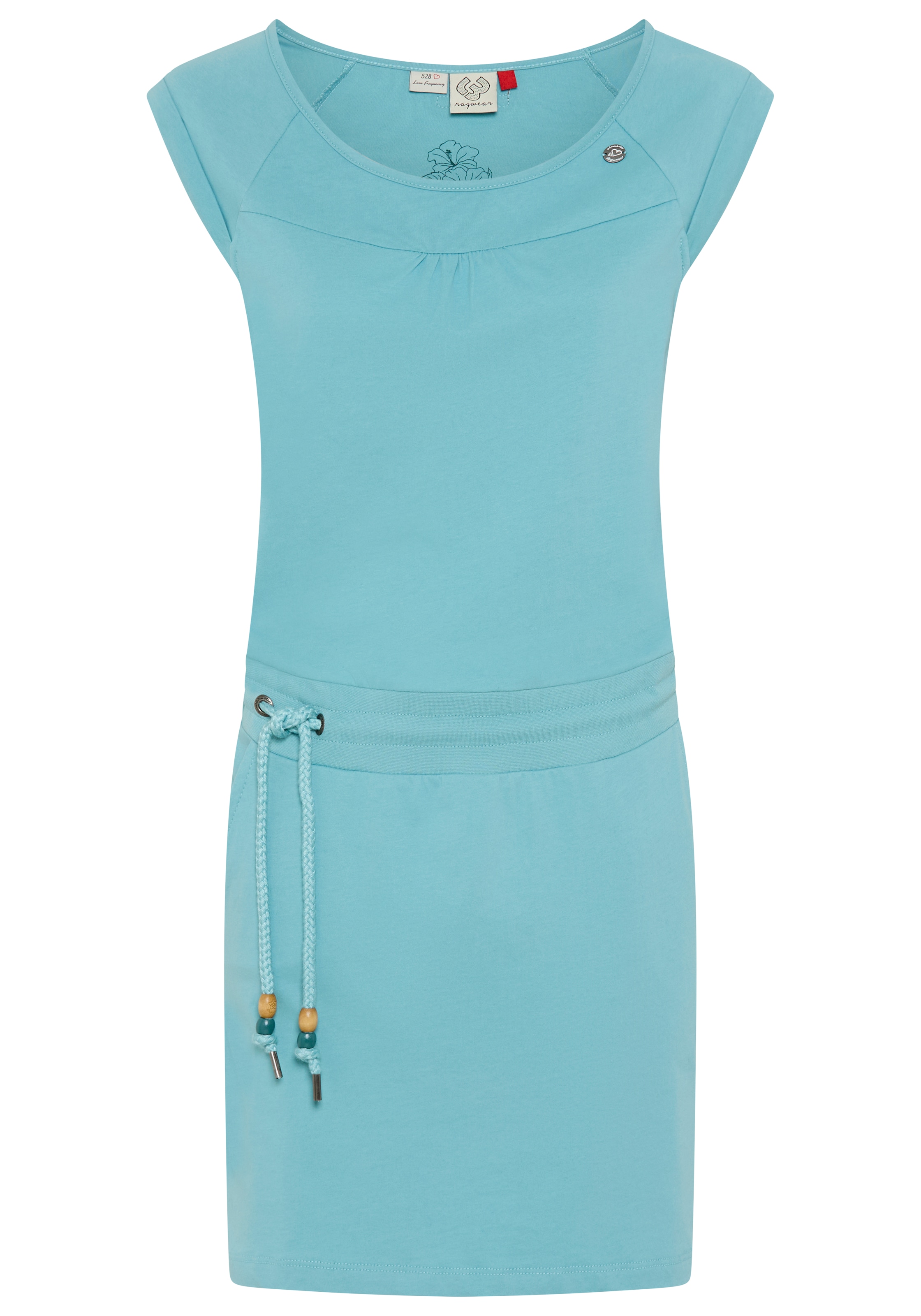 Ragwear Mini-robe »PENELOPE UNI O« avec cordon de serrage et bouton décoratif