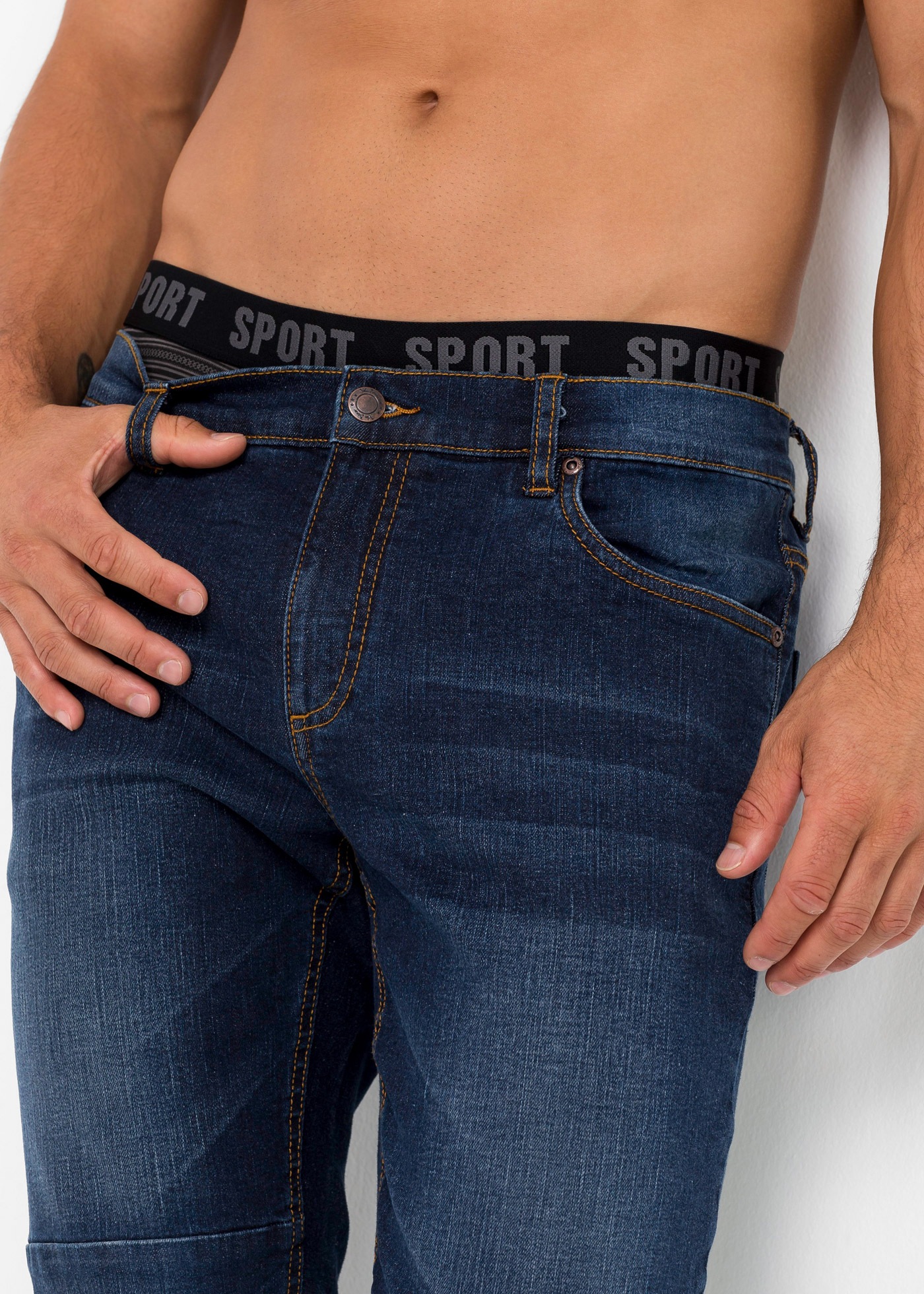 bonprix Boxer Packung, 3 cuis figurnahe Passform, elastischer Bund, aus Baumwoll-Jersey