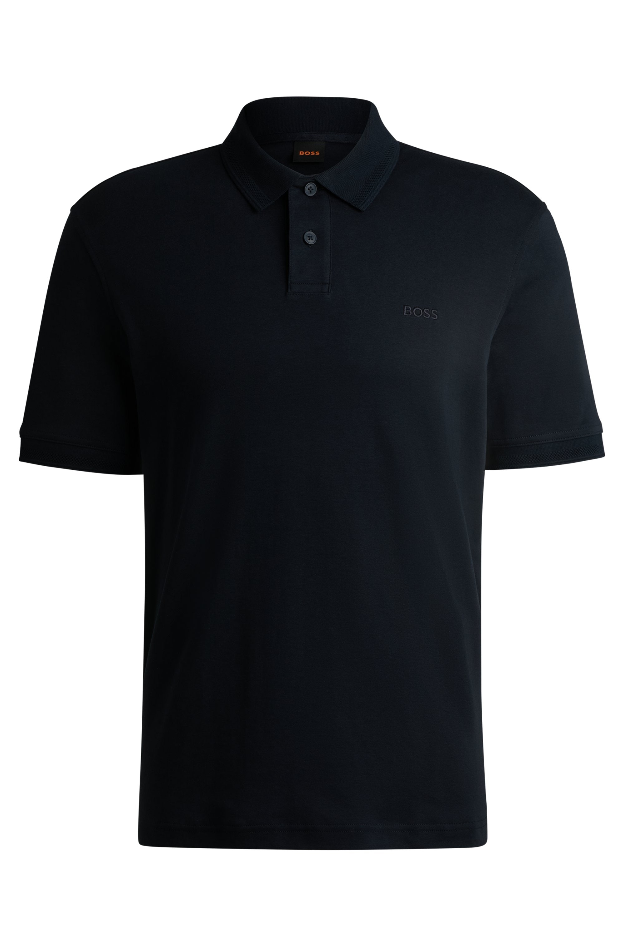 BOSS ORANGE Poloshirt »Pe Interlock«, aus Baumwoll-Piqué mit Logo-Print Regular
