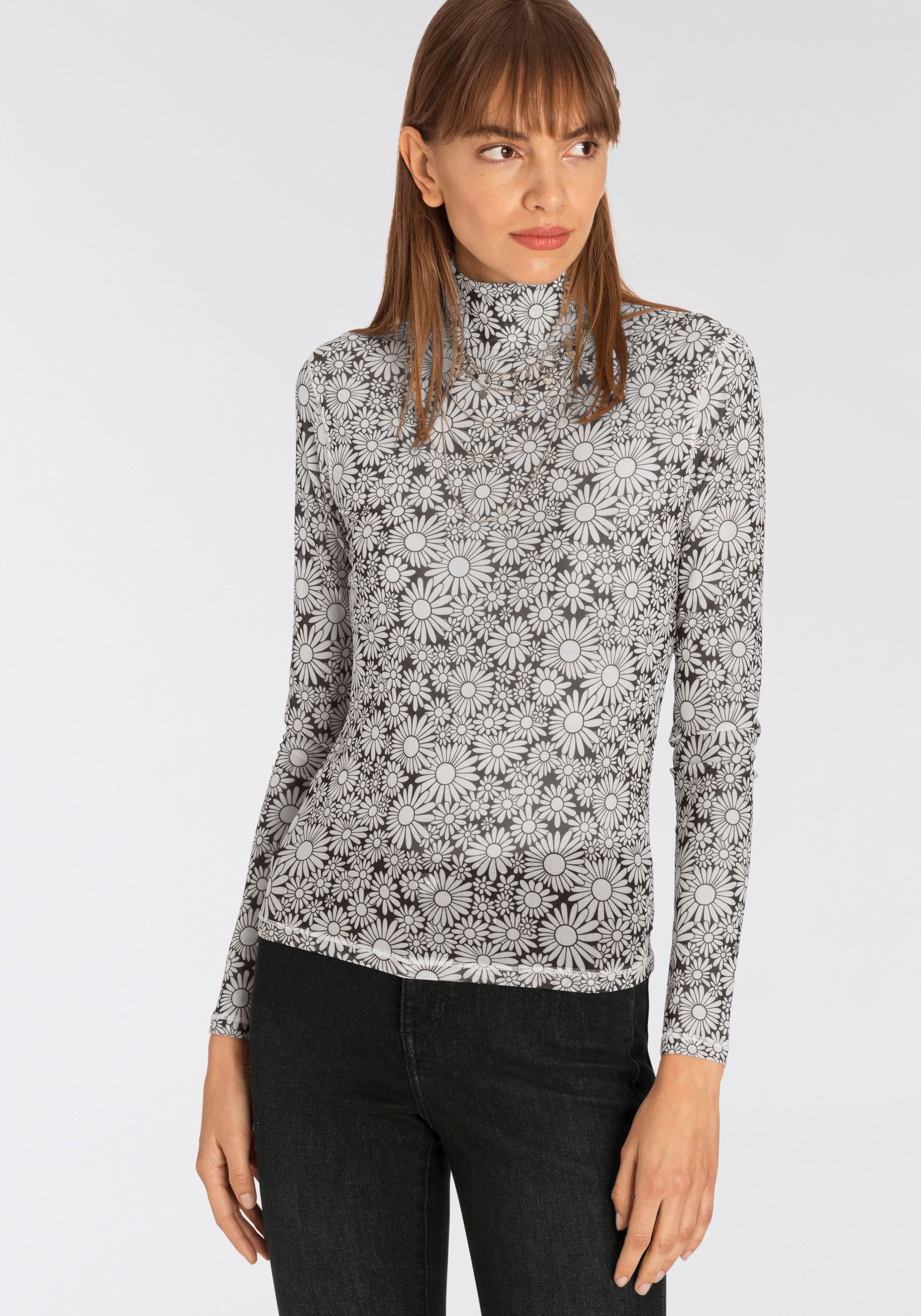 Image of Levi's® Langarmshirt »SECOND SKIN«, mit floralem Muster bei Ackermann Versand Schweiz